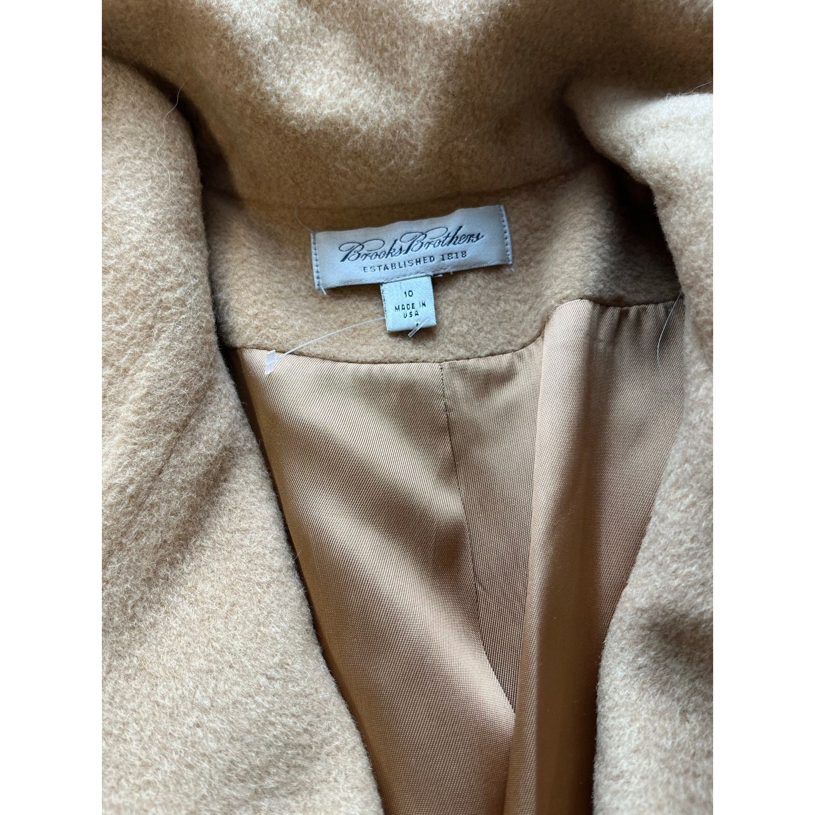 Brooks Brothers Vtg 90s Ralph Lauren Bergdorf Goodman women’s 12 Wool Trench Size XL / US 12-14 / IT 48-50 - 7 Thumbnail