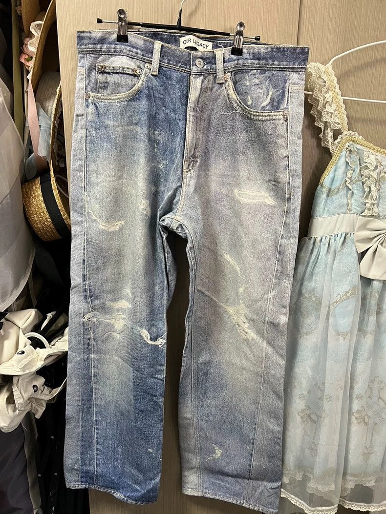 Our Legacy Our Legacy OUR LEGACY Third Cut Denim Pants-2507 Size US 32 / EU 48 - 1 Thumbnail