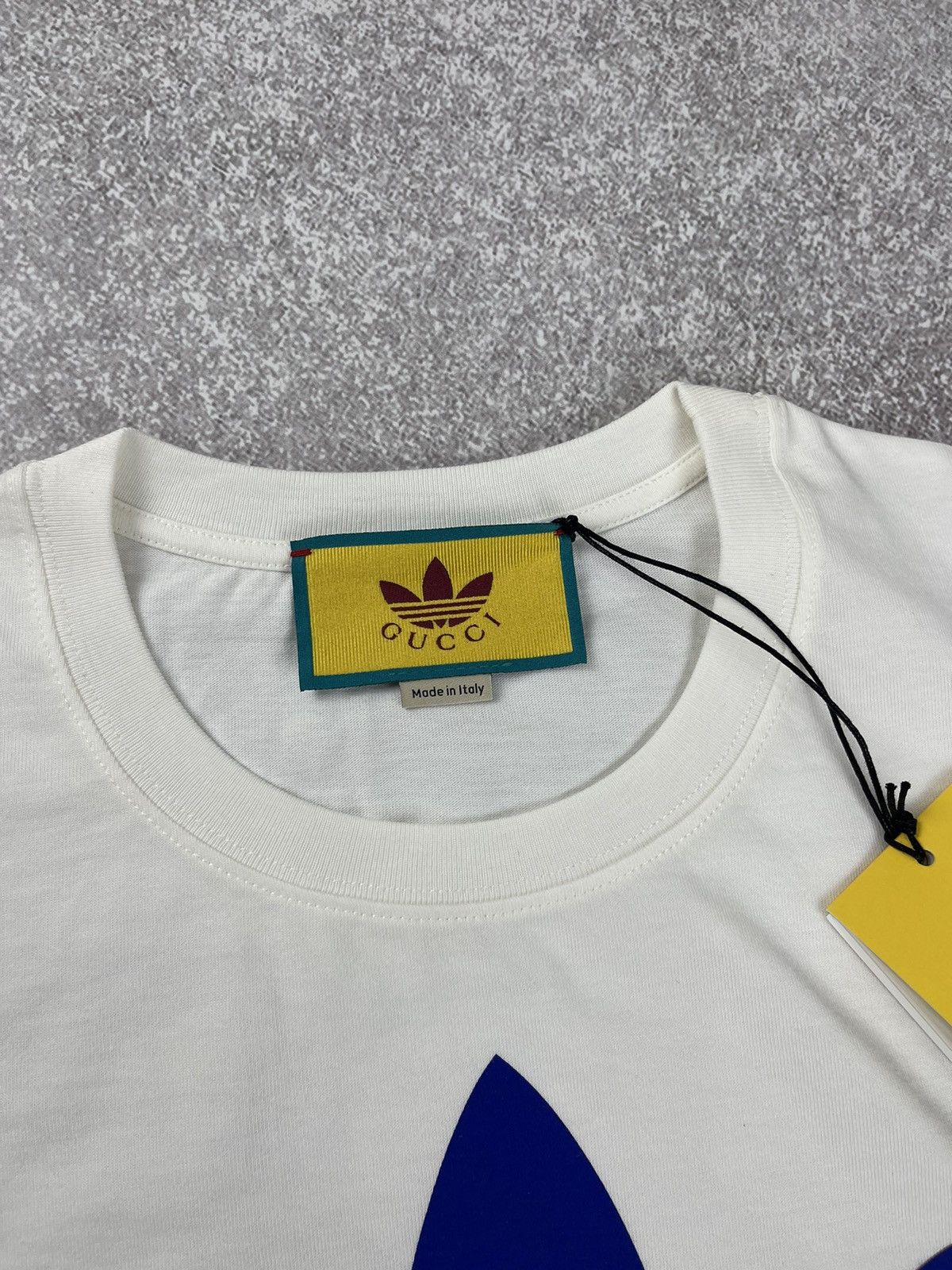 Adidas × Gucci Adidas x Gucci Cotton Jersey T-Shirt White Size S Size US S / EU 44-46 / 1 - 6 Thumbnail