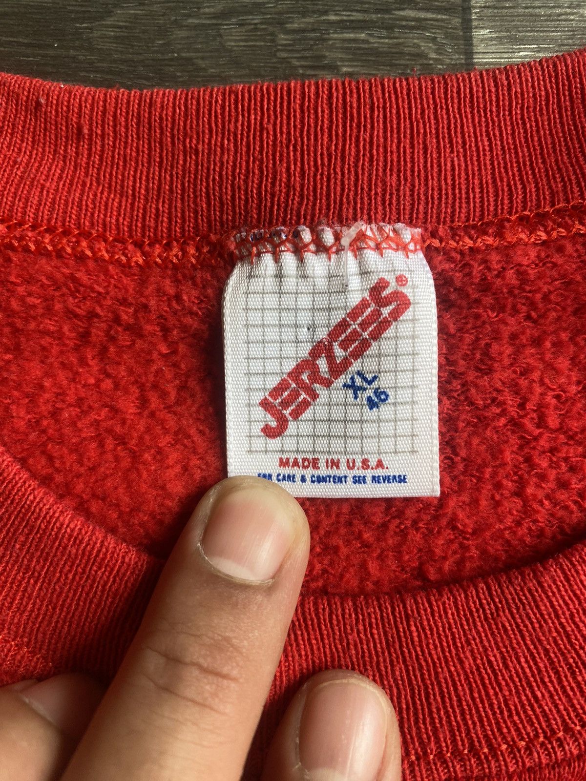 Jerzees × Vintage Vintage University Of Maryland Sweater Size US XL / EU 56 / 4 - 3 Thumbnail
