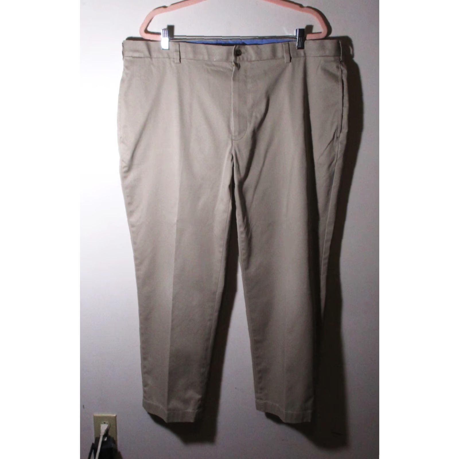 Brooks Brothers BROOKS BROTHERS Tan Advantage Clark Chino Pants Men 42W 30L Regular Straight Flat Front Belt Loops 5-Pocket Cotton Size US 42 / EU 58 - 2 Thumbnail