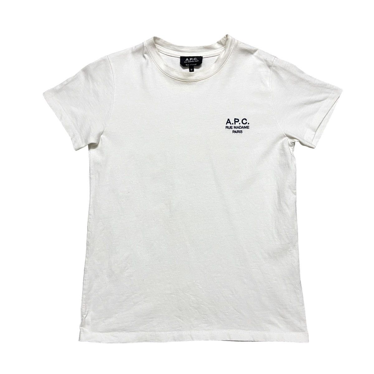 A.P.C. A.P.C Rue Madame Paris Tshirt Size US M / EU 48-50 / 2 - 1 Thumbnail