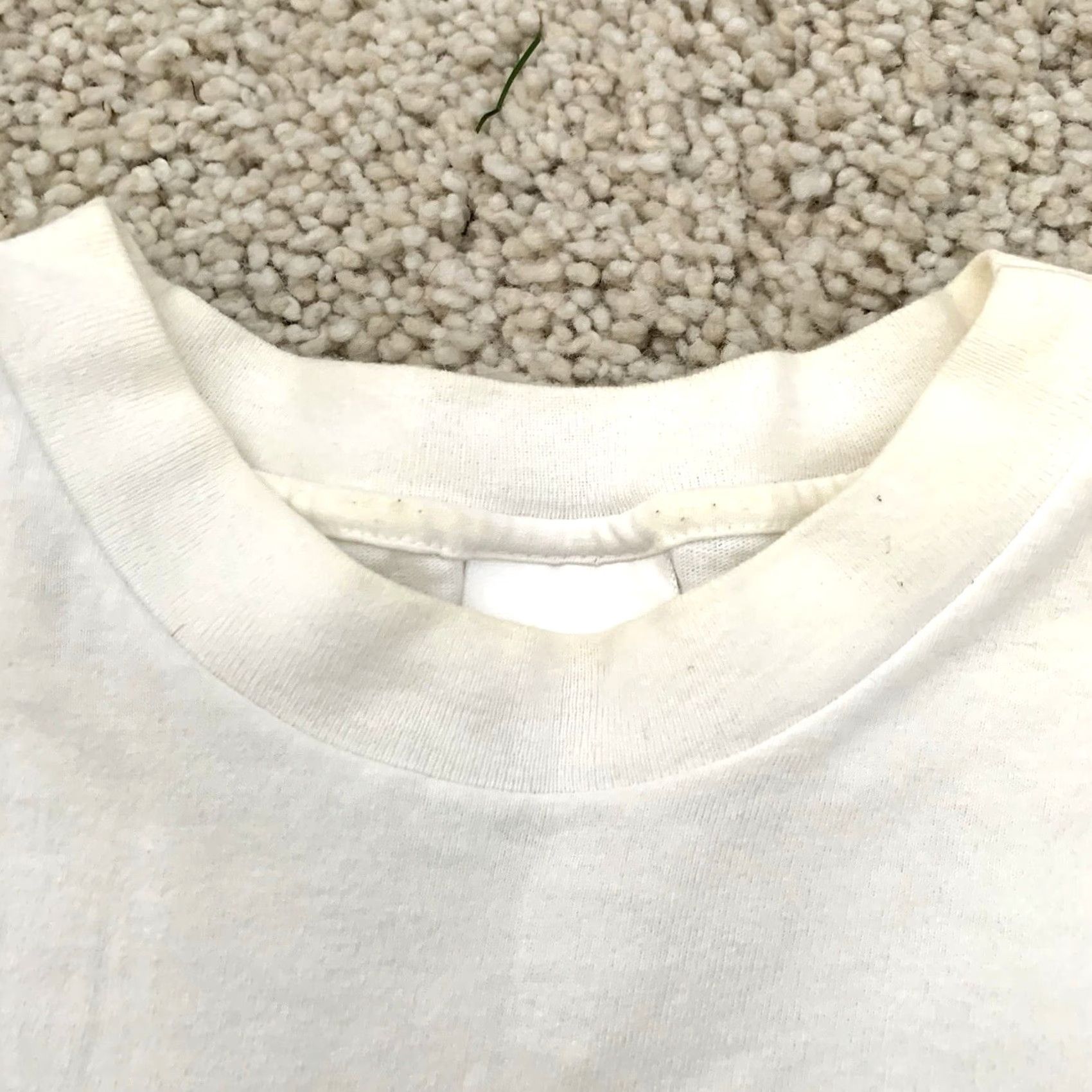 Hanes VINTAGE Pepsi T-Shirt Mens Large White Knit Logo 100% Cotton Hanes USA Made 1990s 90s Logo Tee Size US L / EU 52-54 / 3 - 6 Thumbnail