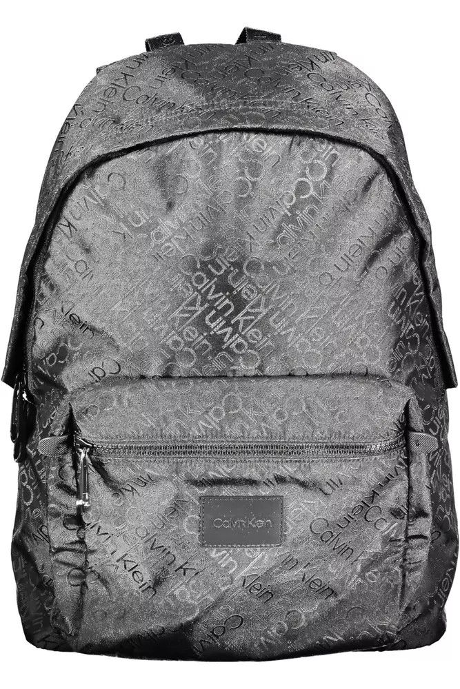 Calvin Klein Black Polyester Men Men's Backpack Size ONE SIZE - 1 Thumbnail