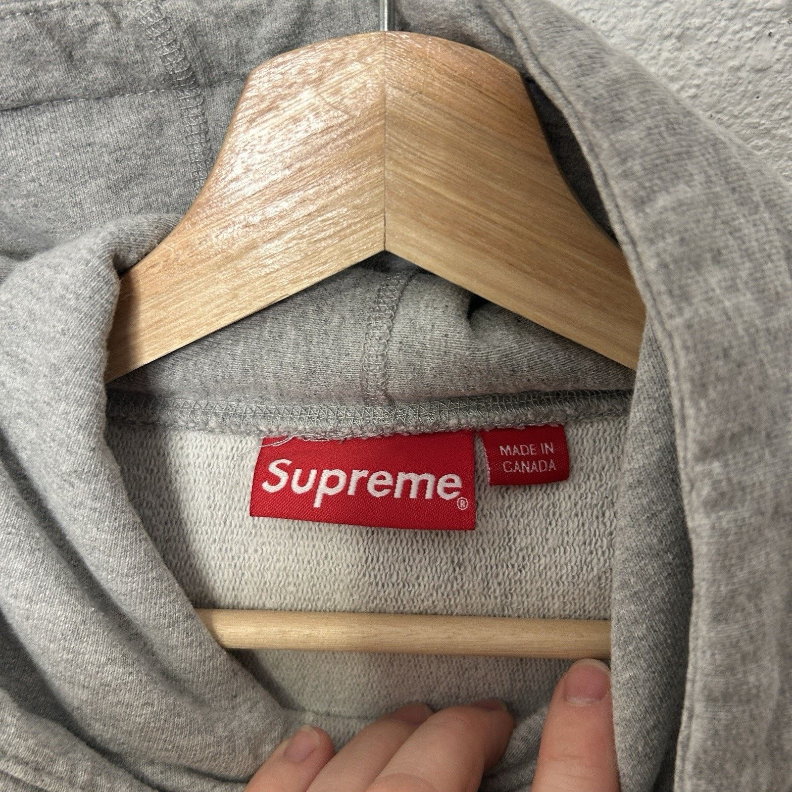 Supreme Supreme Disrupt Sweatshirt Hoodie “Grey Pink” SS15 Size US M / EU 48-50 / 2 - 11 Thumbnail