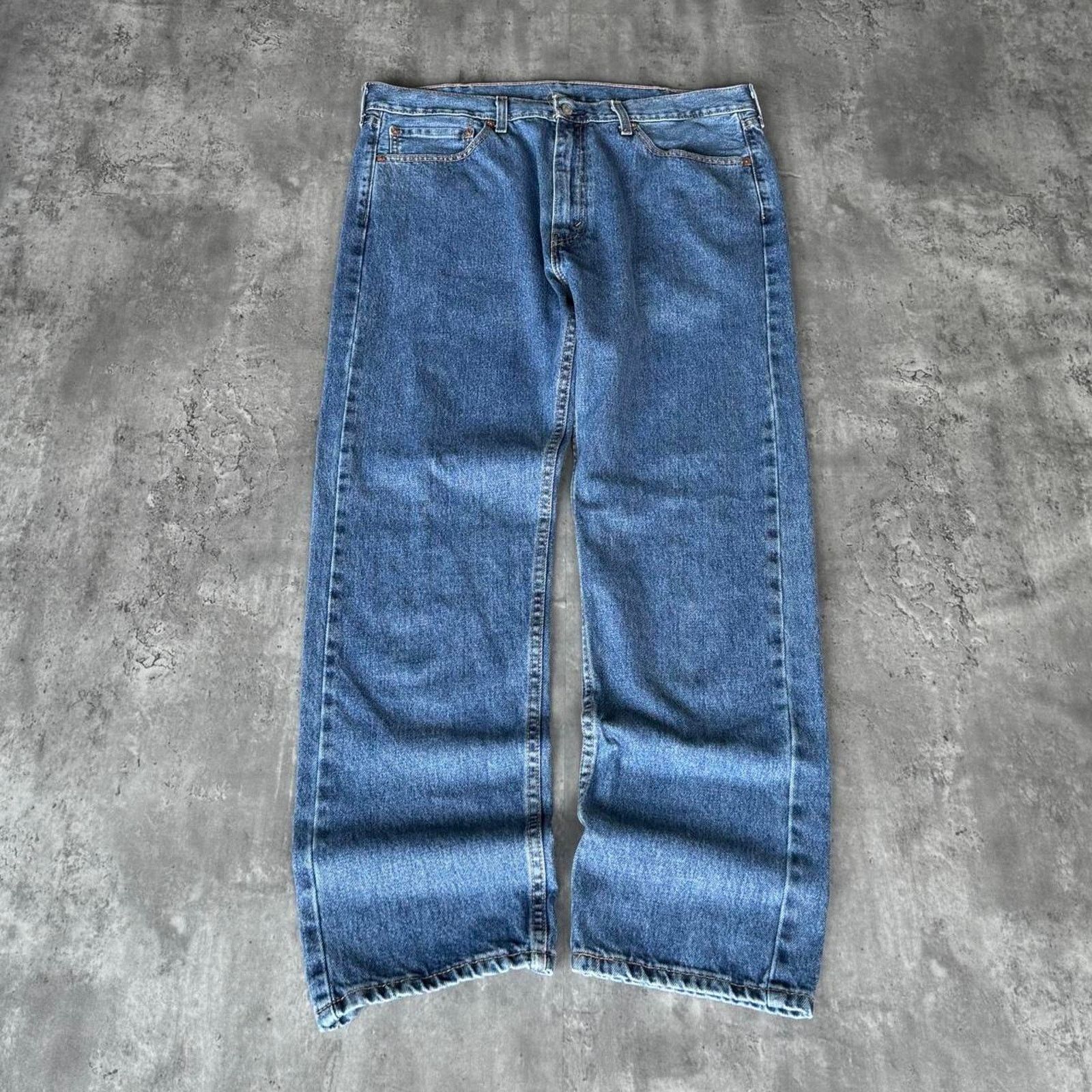 Levi's × Levi's Vintage Clothing × Vintage Crazy Vintage Y2K Levi’s 505 Skater Medium Wash Denim Jeans Size US 38 / EU 54 - 2 Thumbnail