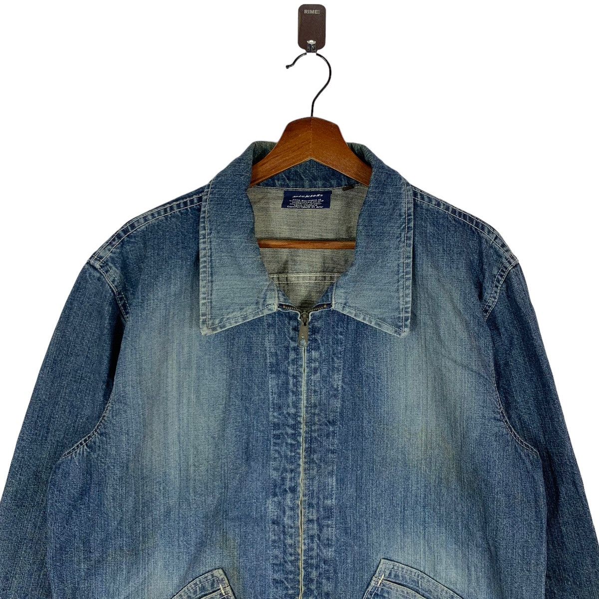 Dickies × Vintage VINTAGE DICKIES WORKERS DENIM ZIPPER JACKET Size US XL / EU 56 / 4 - 4 Thumbnail