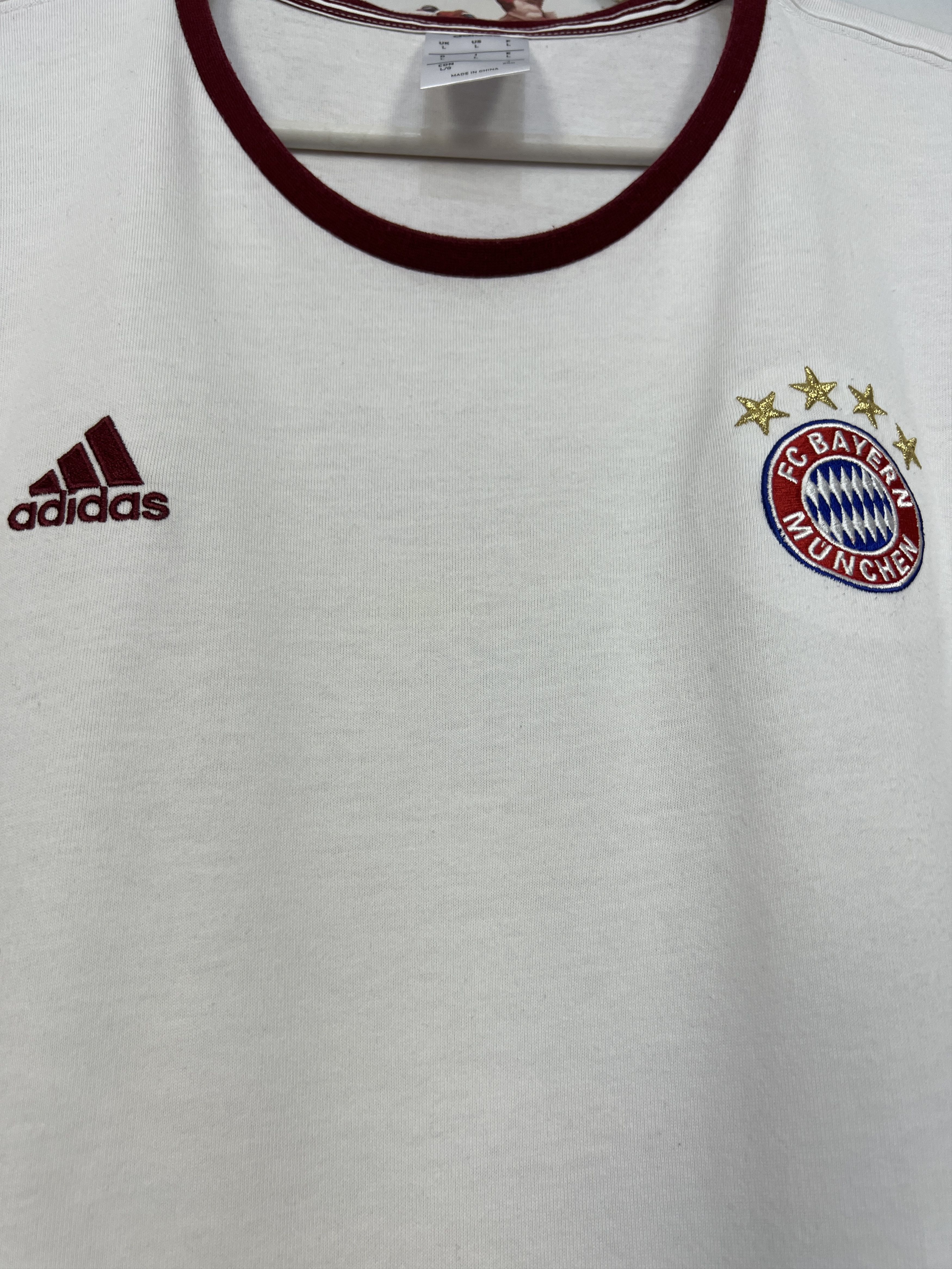 Adidas 2016 Bayern Munich adidas Cotton Tee Football Shirt Soccer Size US L / EU 52-54 / 3 - 12 Thumbnail