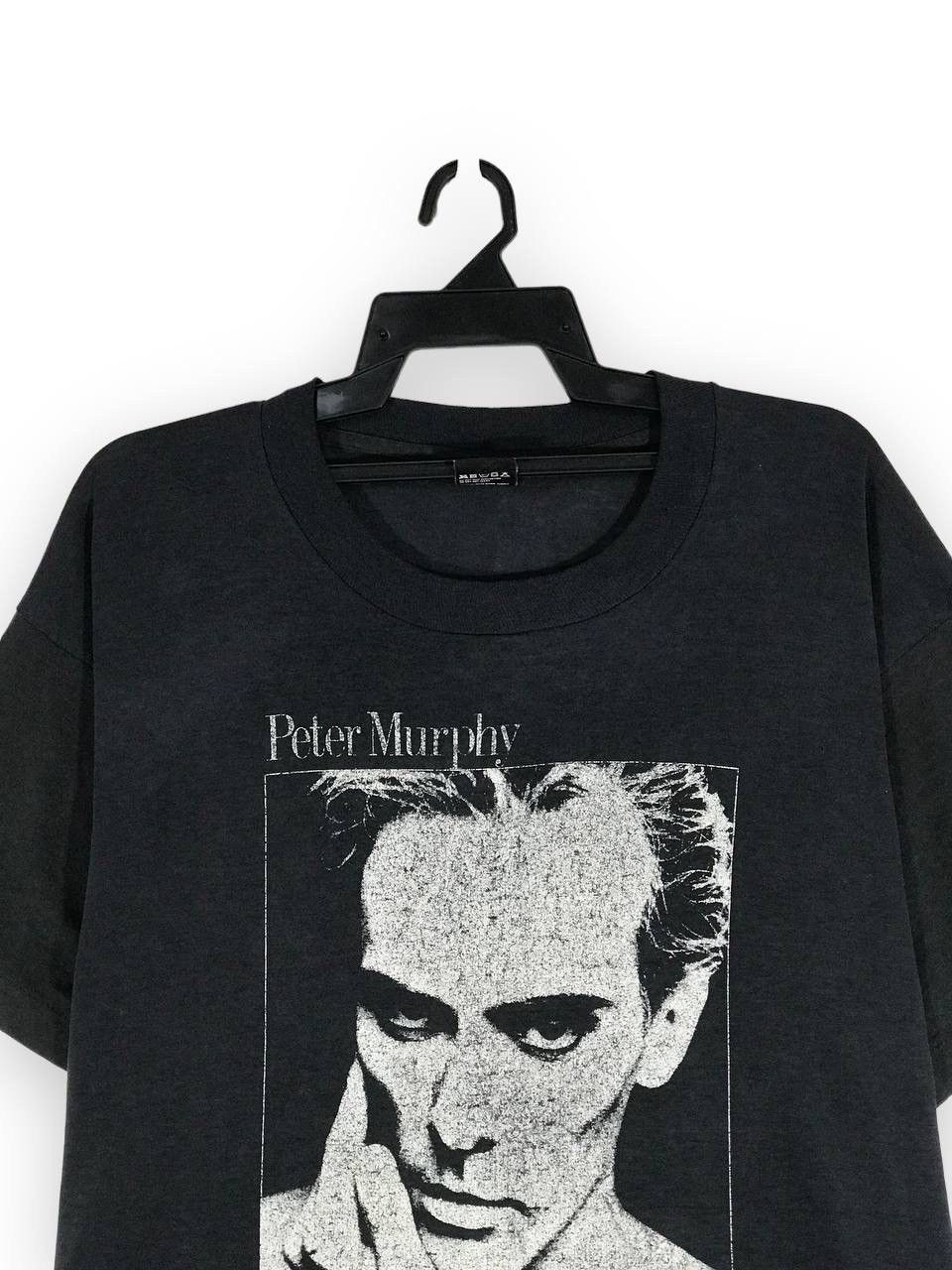 Band Tees vintage 1990 Peter Murphy Bauhaus vocalist Size US XL / EU 56 / 4 - 3 Thumbnail
