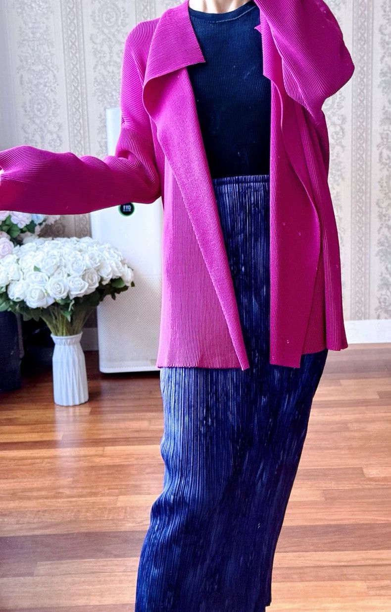 Issey Miyake issey miyake size:3 Rose-red cardigan Size XS / US 0-2 / IT 36-38 - 8 Thumbnail