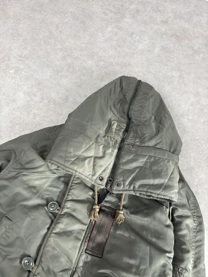 Polo Ralph Lauren 2010s Ralph Lauren Green Aviator Detachable Hood Bomber Jacket Size US M / EU 48-50 / 2 - 8 Thumbnail