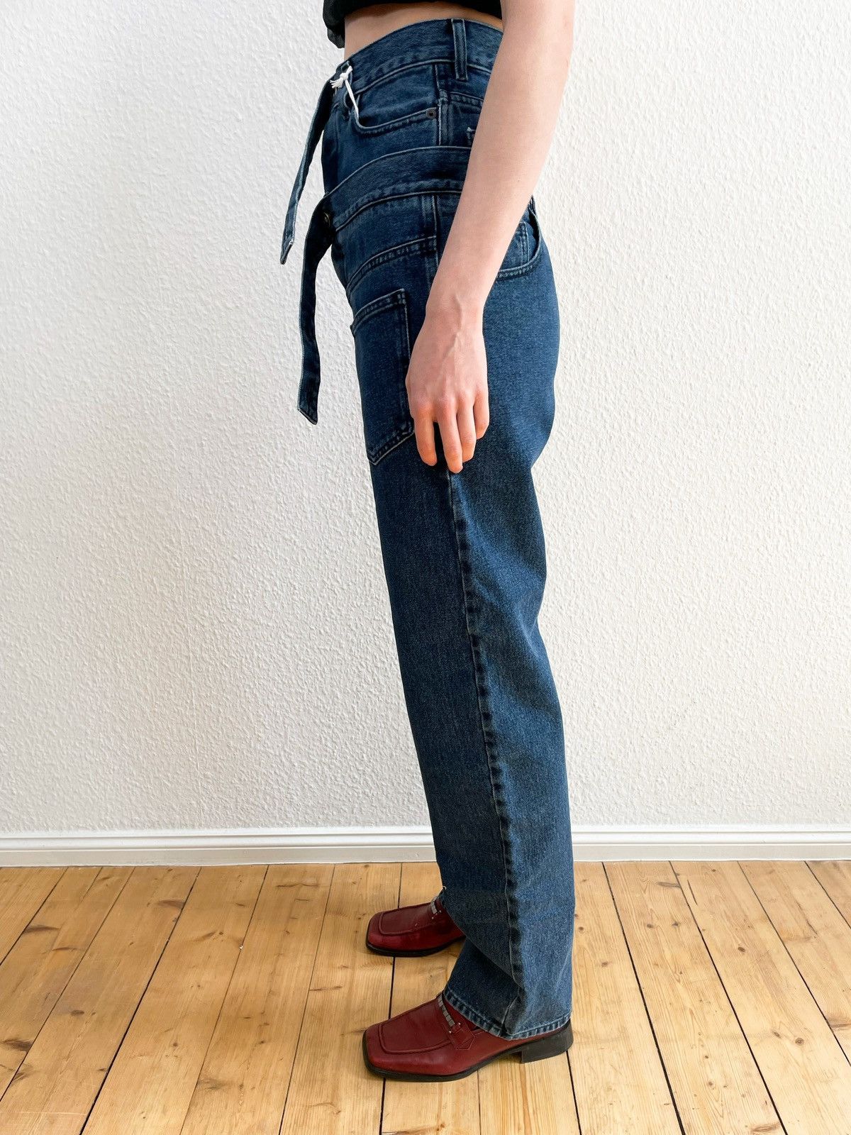 Anonymous Club Diesel red tag blue Shayne Oliver Editon embedded belt jeans Size US 26 / EU 42 - 6 Thumbnail