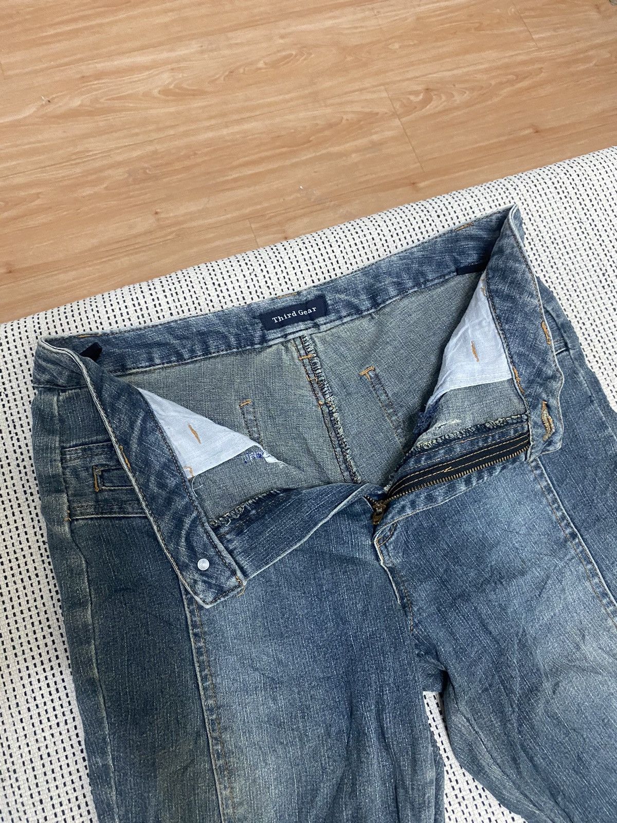 Japanese Brand × Vintage Distressed bootcut third gear very rare Size 31" - 4 Thumbnail