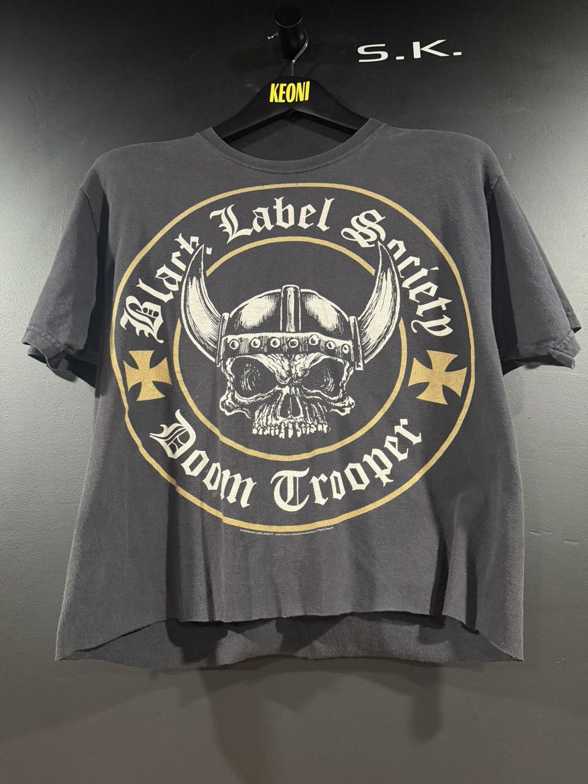 Band Tees 2009 Vintage Black Label Society Cropped Faded Band Tee M Size US M / EU 48-50 / 2 - 4 Thumbnail