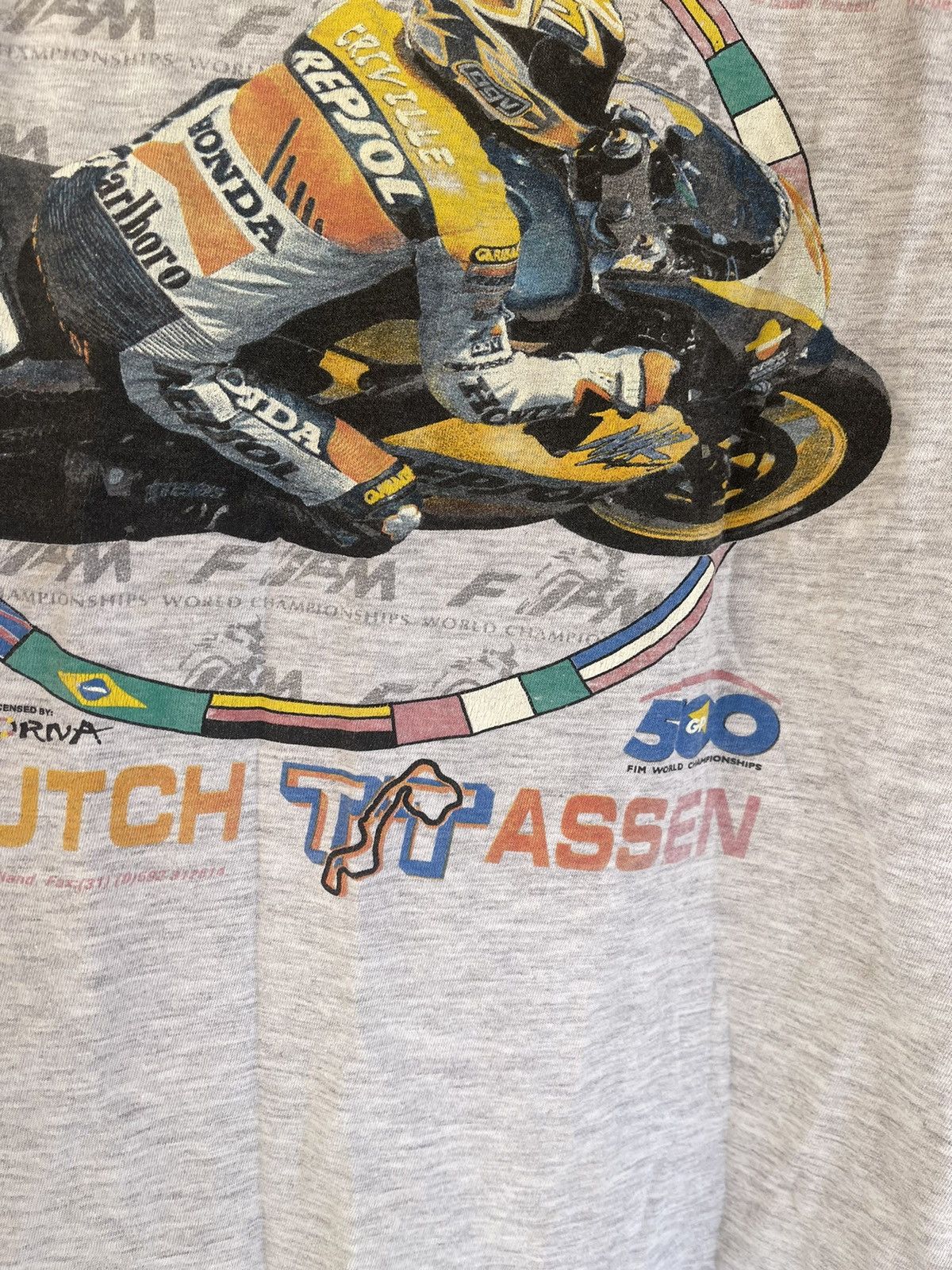 Vintage 1997 Moto TT Grand Prix Dutch World Championship Vintage tee Size US XL / EU 56 / 4 - 18 Thumbnail