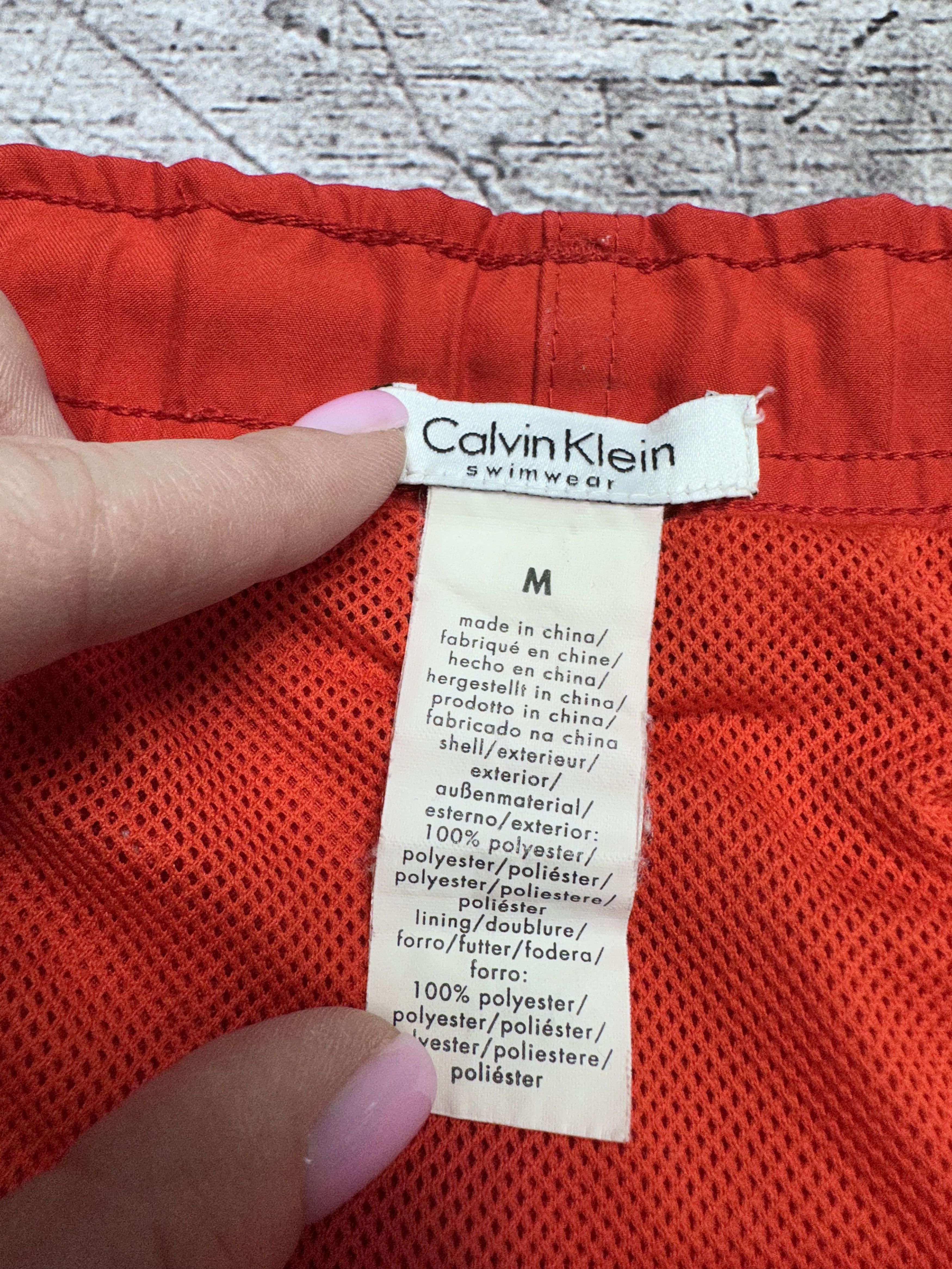 Calvin Klein Calvin Klein Swimwear Mens Nylon Shorts Size US 32 / EU 48 - 4 Thumbnail