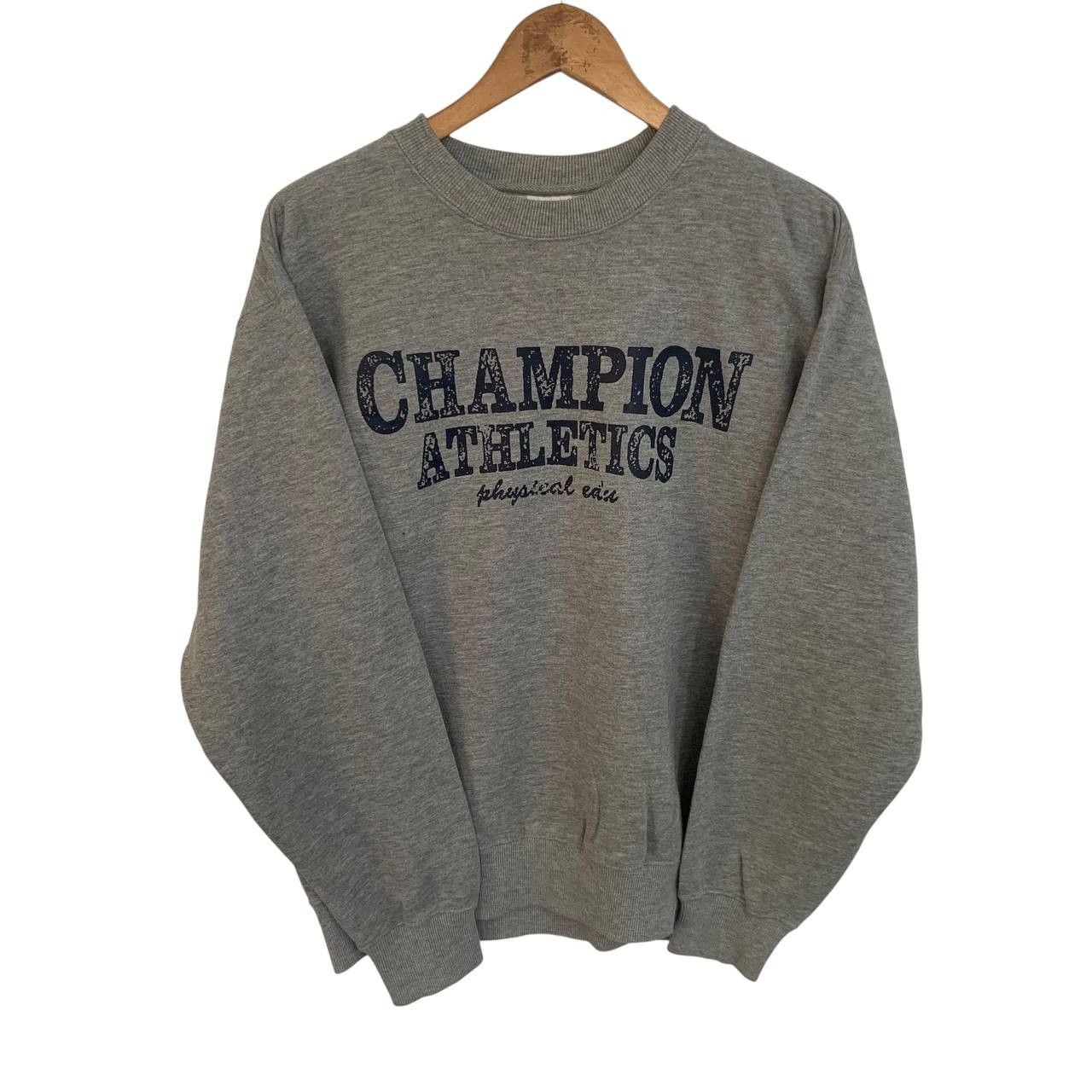 Champion Vintage Champion Big logo Sweatshirt Large Spell out Size US L / EU 52-54 / 3 - 1 Thumbnail