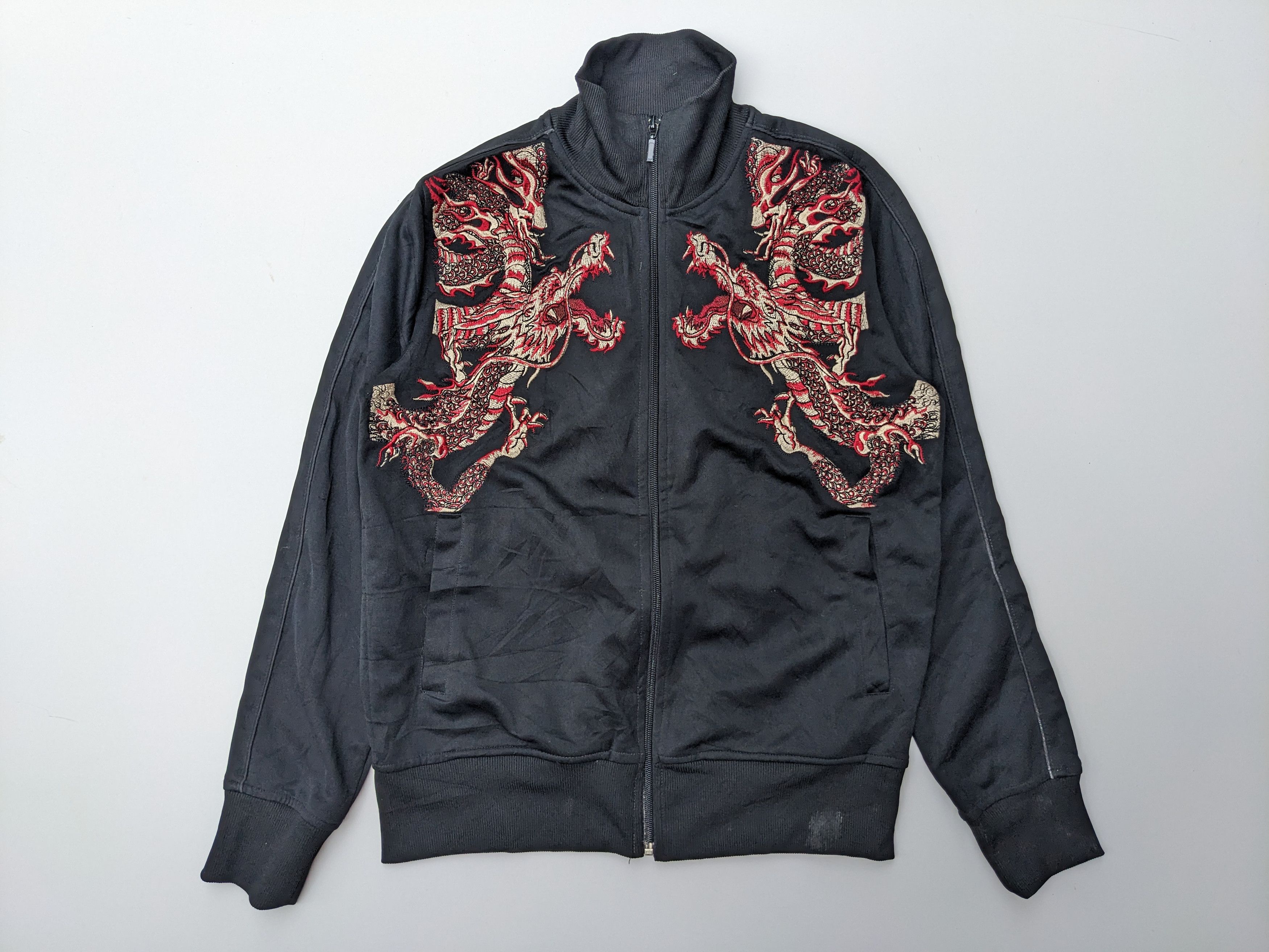 Japanese Brand Vintage embroidery dragon jacket Size US M / EU 48-50 / 2 - 3 Thumbnail