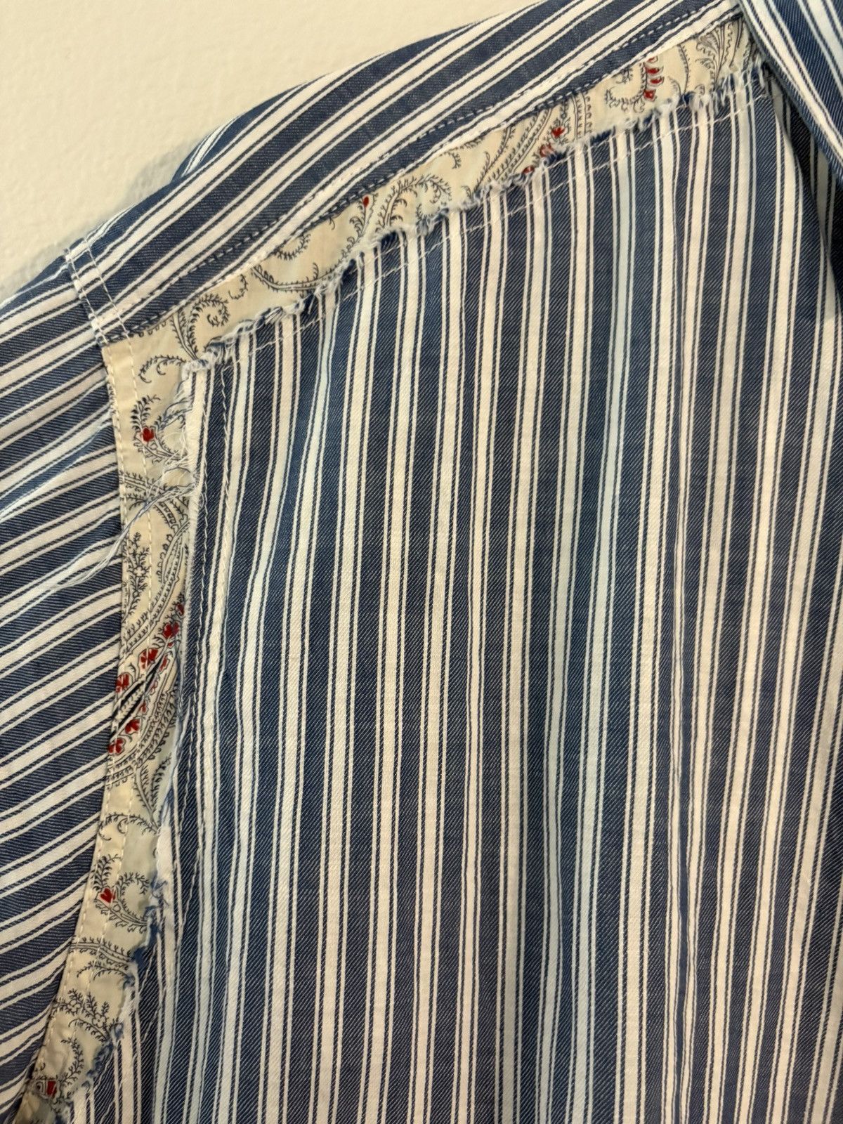 Comme des Garcons Homme CDG HOMME PAISLEY STRIPED SHIRT Size US L / EU 52-54 / 3 - 3 Thumbnail