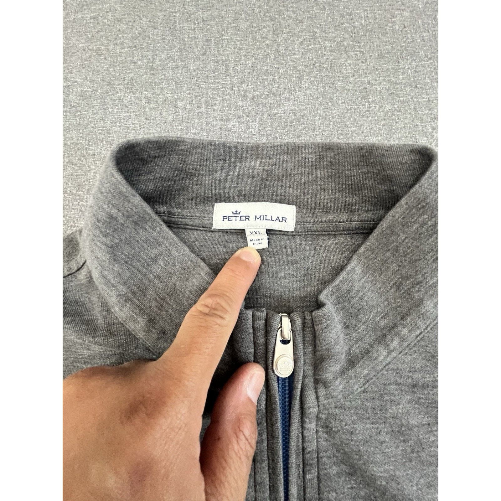 Peter Millar Peter Millar Crown Sport 1/4 Zip Pullover Mens XXL Gray Size US XXL / EU 58 / 5 - 3 Thumbnail