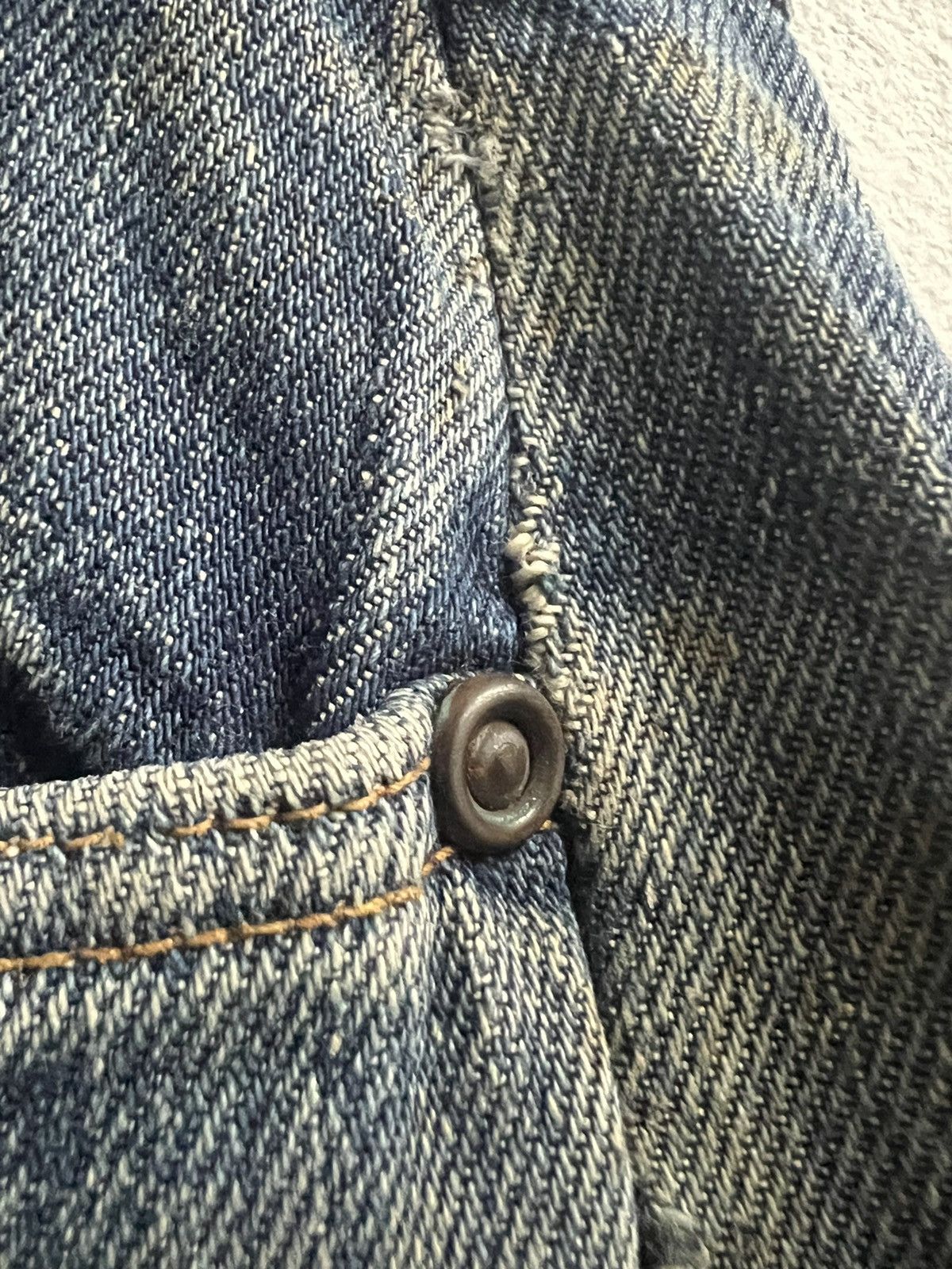 Vintage Vintage 1950s RANCH CRAFT Side Zipper Jeans - Fabulous! Size US 27 - 5 Thumbnail