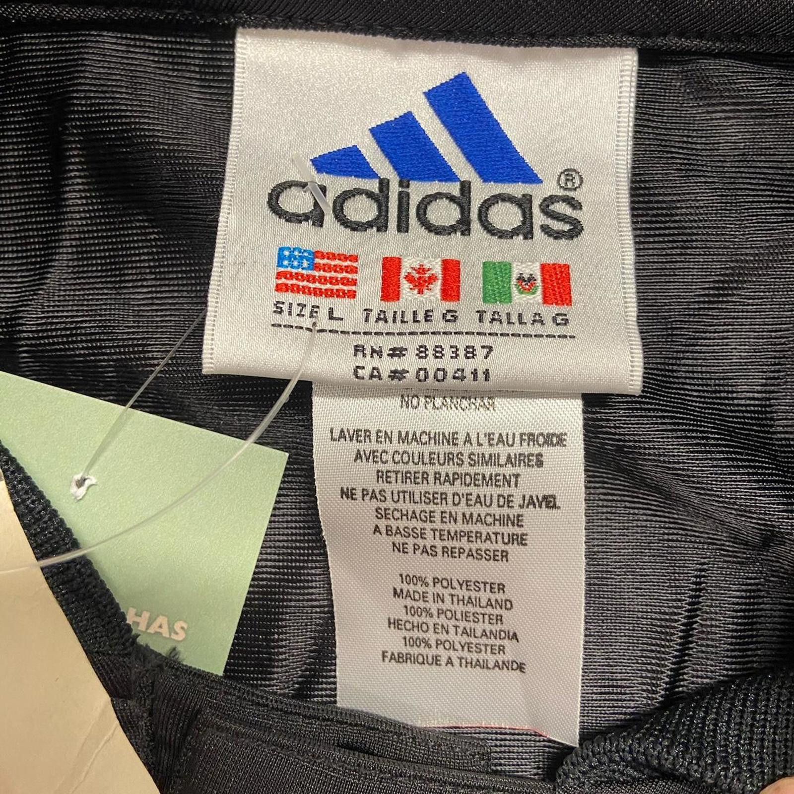 Adidas Vintage Dead Stock Adidas Jersey Size US L / EU 52-54 / 3 - 5 Thumbnail