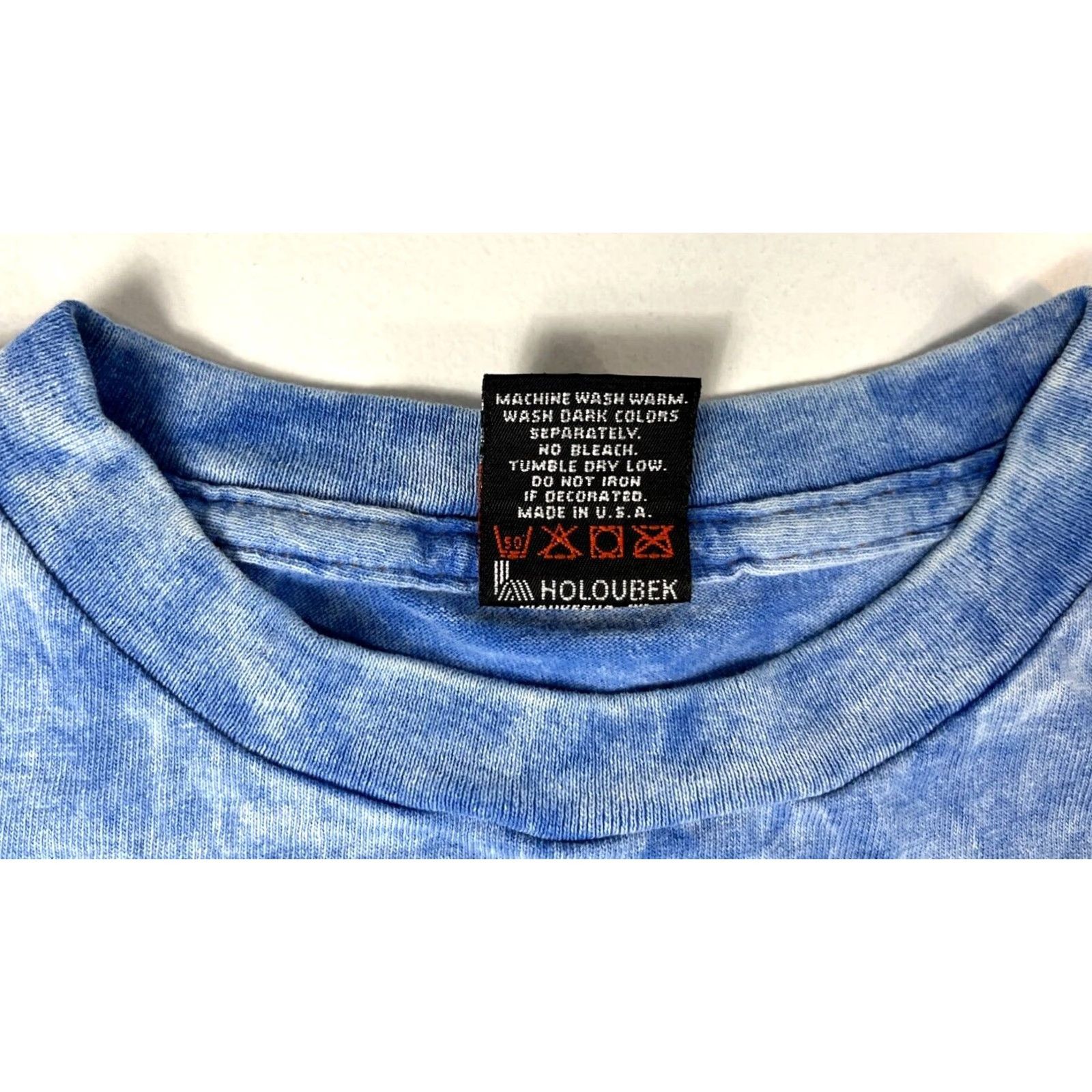Harley Davidson VINTAGE Harley-Davidson Shirt XL Blue Tie Dye 2001 Daytona Beach Made in USA Mens T-Shirt Size US XL / EU 56 / 4 - 7 Thumbnail