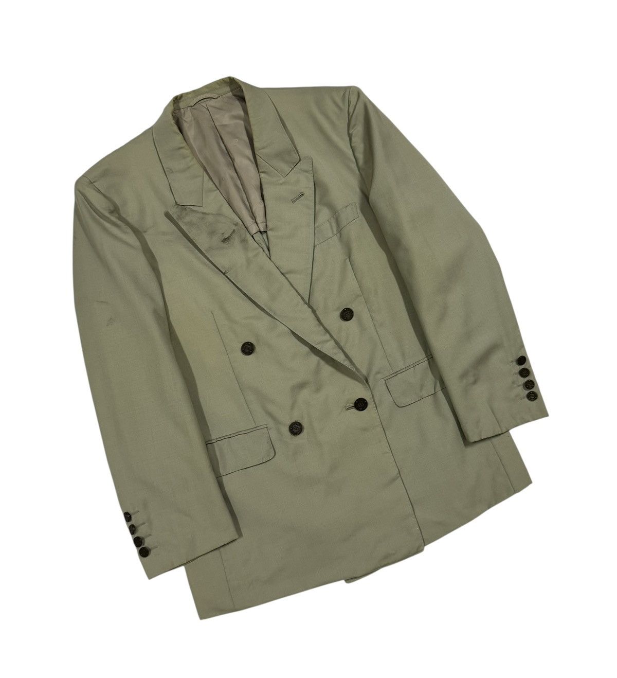 Christian Dior Monsieur Vtg🔥Christian Dior Monsieur Blazer Double Breasted Size 44L - 6 Thumbnail