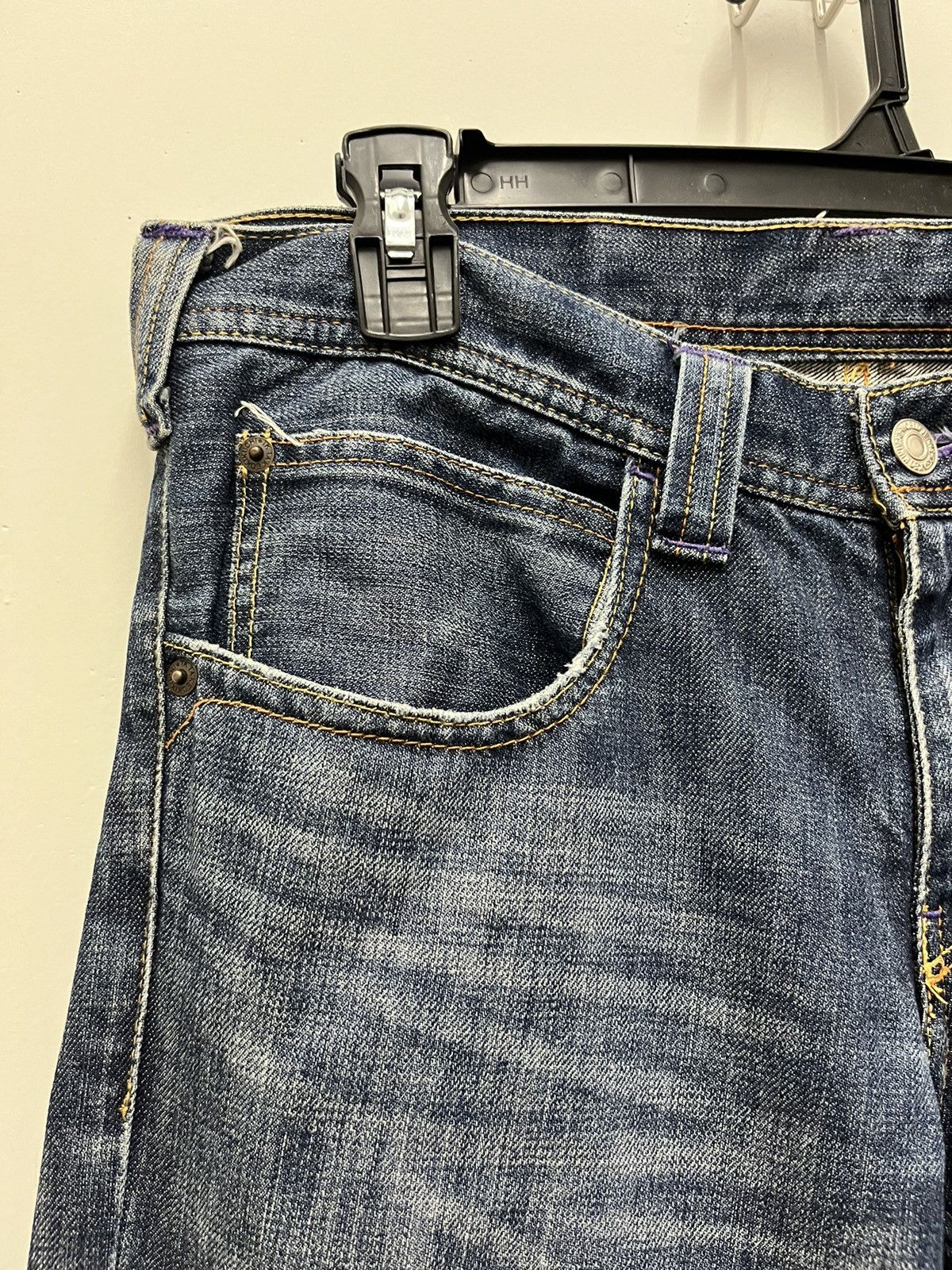 Takeo Kikuchi Vintage Takeo Kikuchi Japan Floral Embroidery Denim Pants Size US 32 / EU 48 - 7 Thumbnail