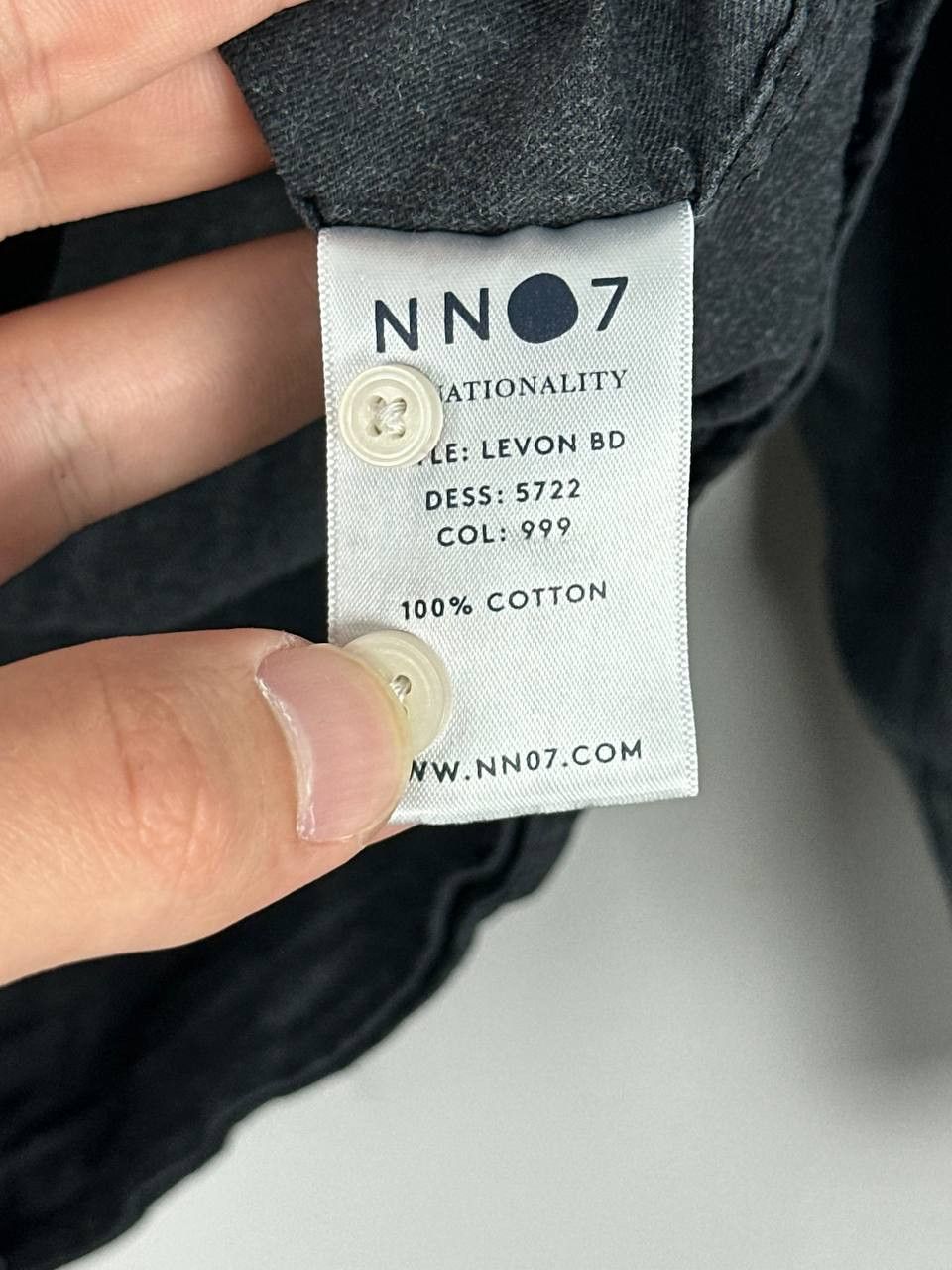 NN07 NN07 Levon Grey Cotton Casual Long Sleeve Shirt Size US M / EU 48-50 / 2 - 10 Thumbnail