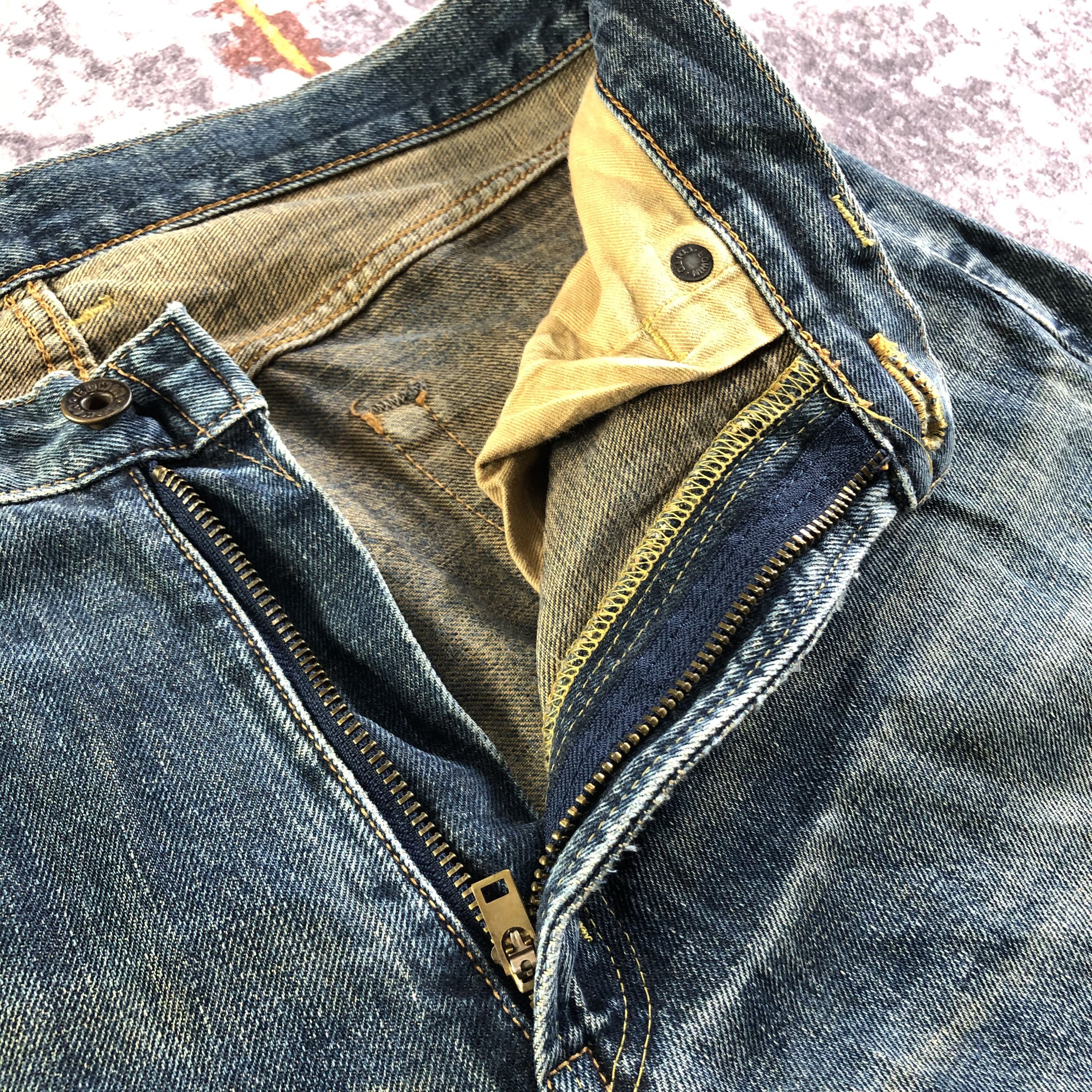 Edwin Vintage Blue Wash Edwin 505 Selvedge Jeans-JM3645 Size US 34 / EU 50 - 8 Thumbnail
