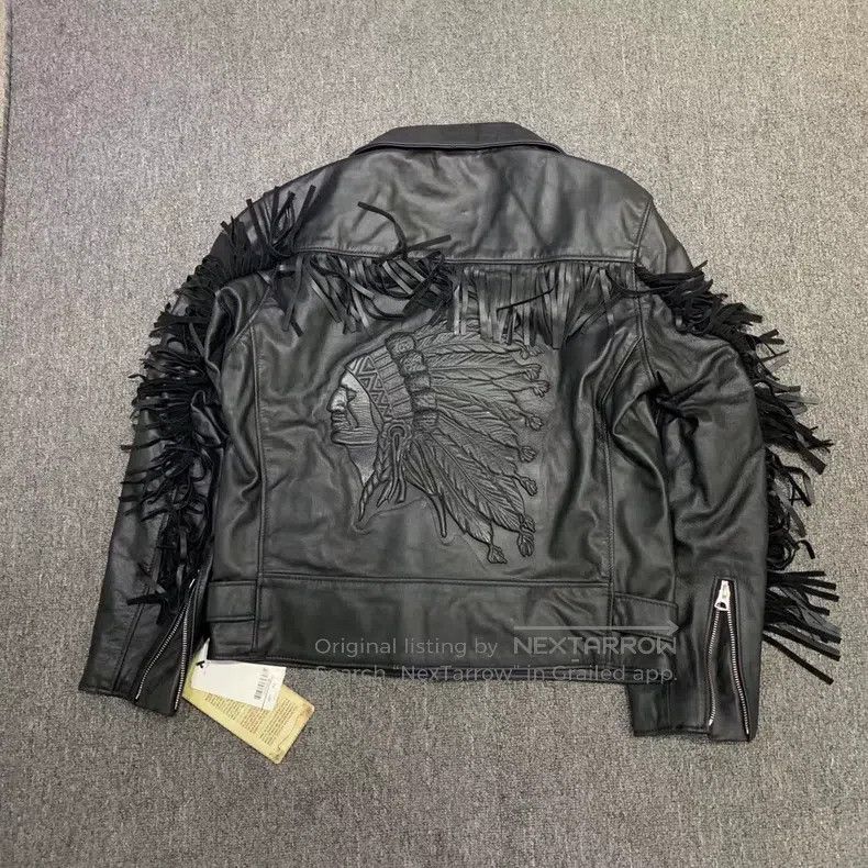 Schott Schott Indian wind locomotive leather jacket Size US S / EU 44-46 / 1 - 2 Thumbnail
