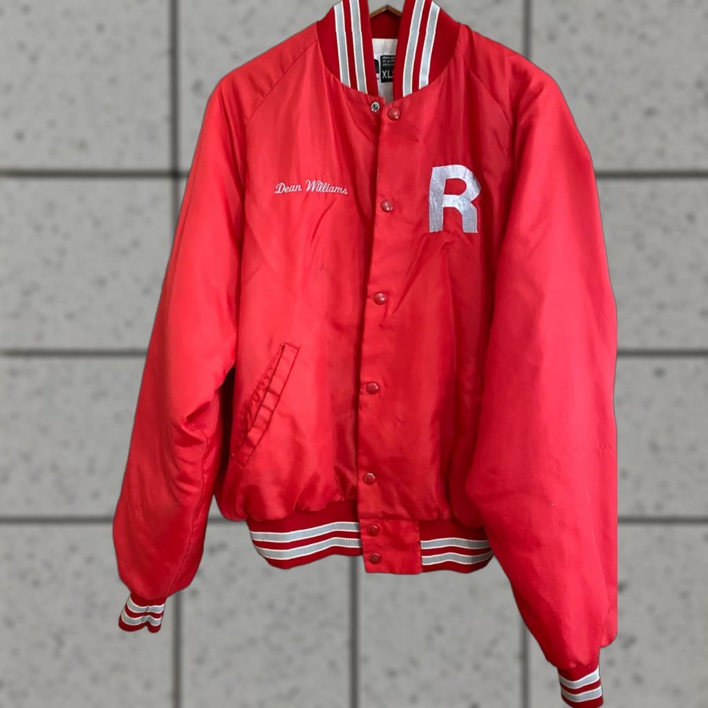 Vintage VINTAGE Don Alleson Athletic Windbreaker Jacket Red XL USA 90s 80s ao smith softball Mens Size US XL / EU 56 / 4 - 1 Thumbnail