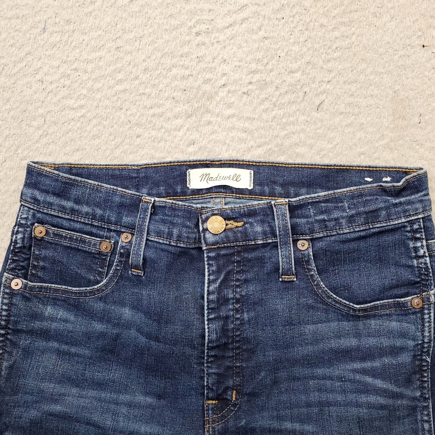 Madewell Madewell Skinny Jeans Womens Blue Denim High Rise Hayes Wash Jeans 28 Inseam 28 5-Pocket Denim Cotton Regular Mens? Womens Size 28" / US 6 / IT 42 - 7 Thumbnail