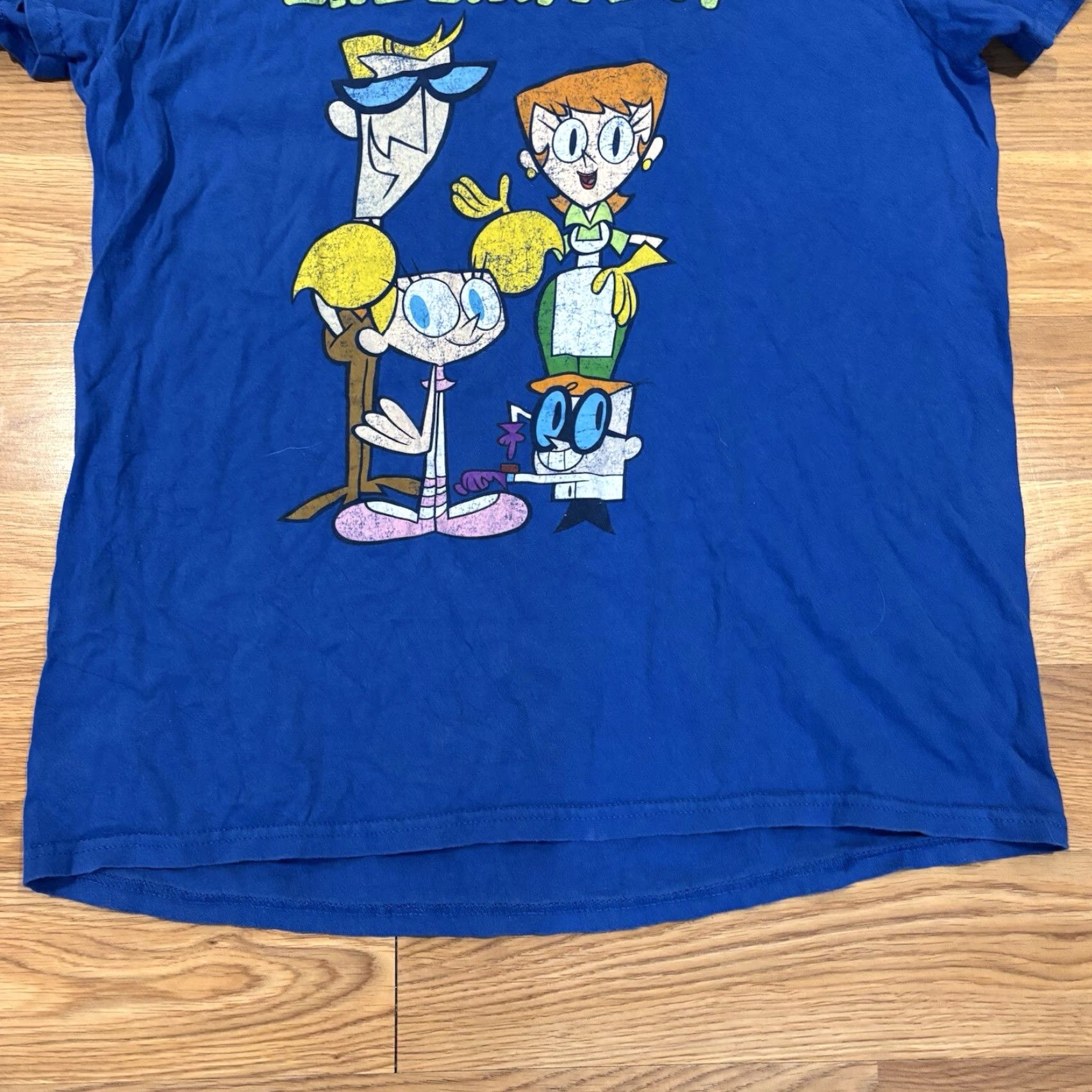 Vintage Cartoon Network Dexter's Laboratory Shirt Blue Men's Large Size US L / EU 52-54 / 3 - 3 Thumbnail