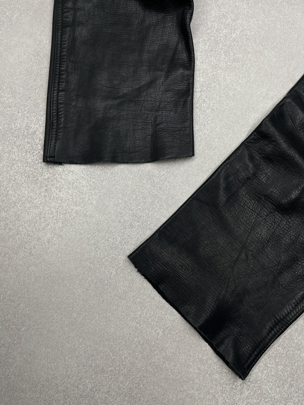 Belstaff Vintage Belstaff Motorbike Leather Biker Pants Black Racing Size 34" / US 12 / IT 48 - 8 Thumbnail