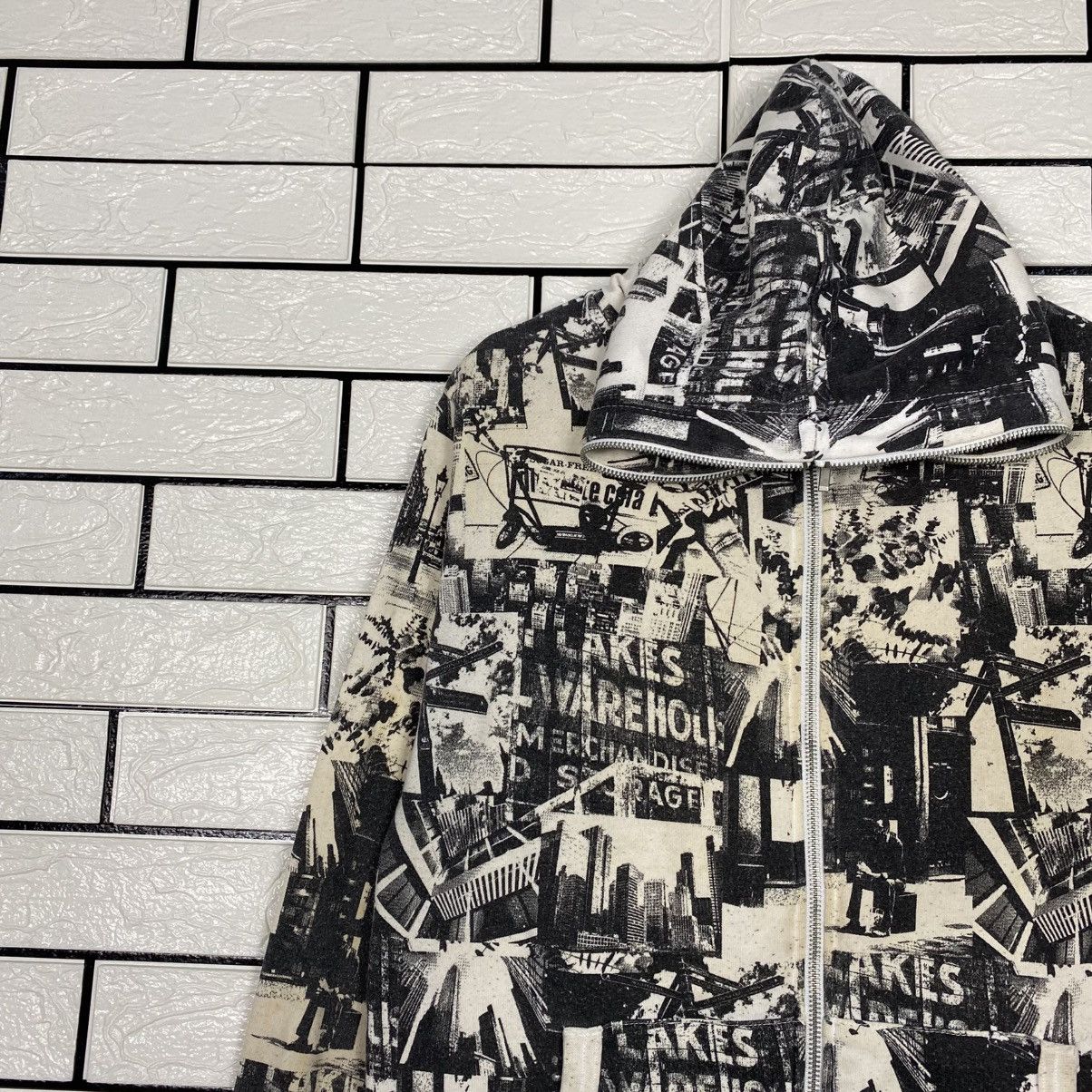 Hysteric Glamour 📌Full Print Bomber Jacket Punk Design Confirm Japan Size US M / EU 48-50 / 2 - 8 Thumbnail