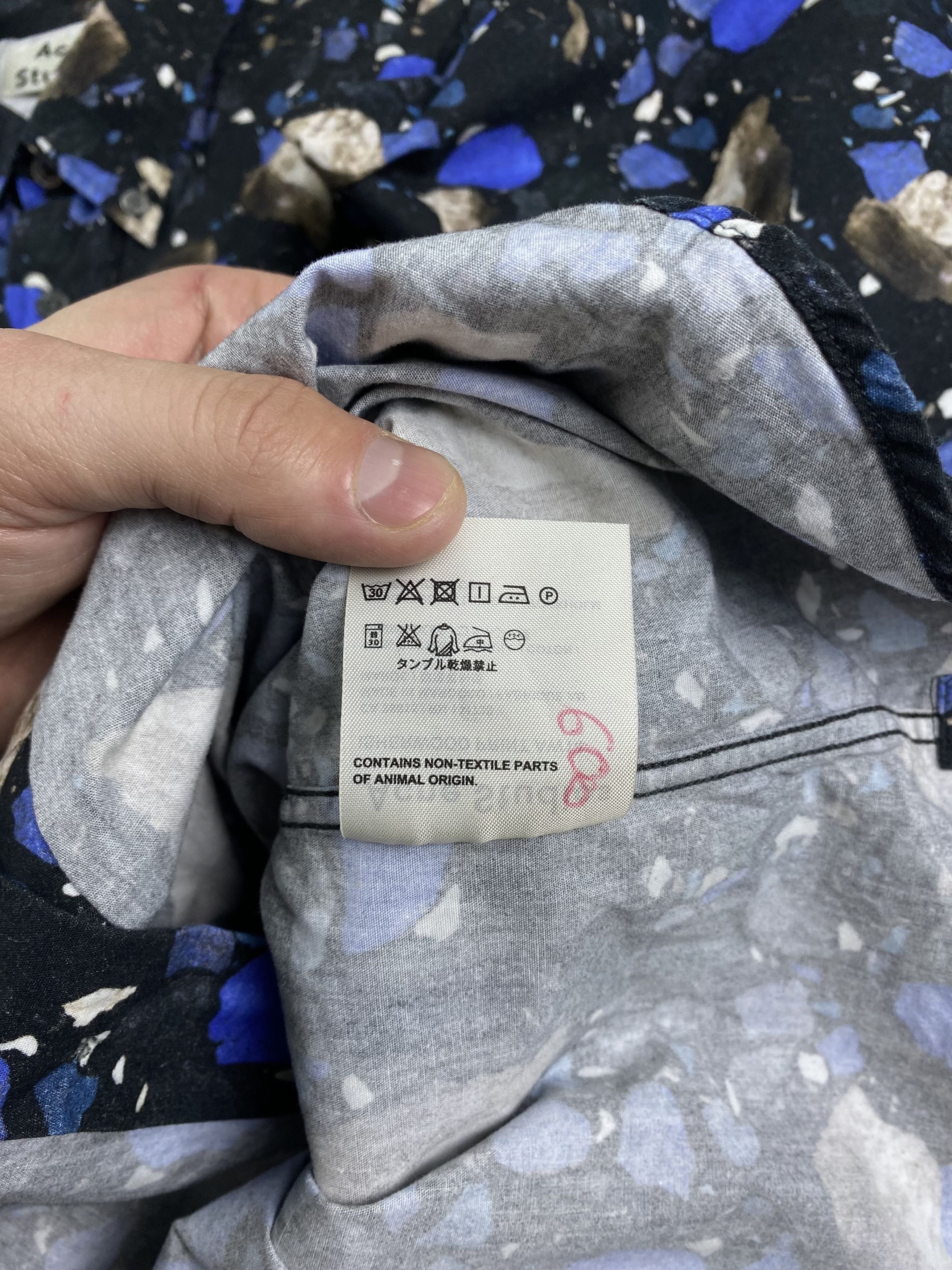 Acne Studios × Vintage Acne Studios insherwood print aw14 shirt size 50 Size US M / EU 48-50 / 2 - 11 Thumbnail