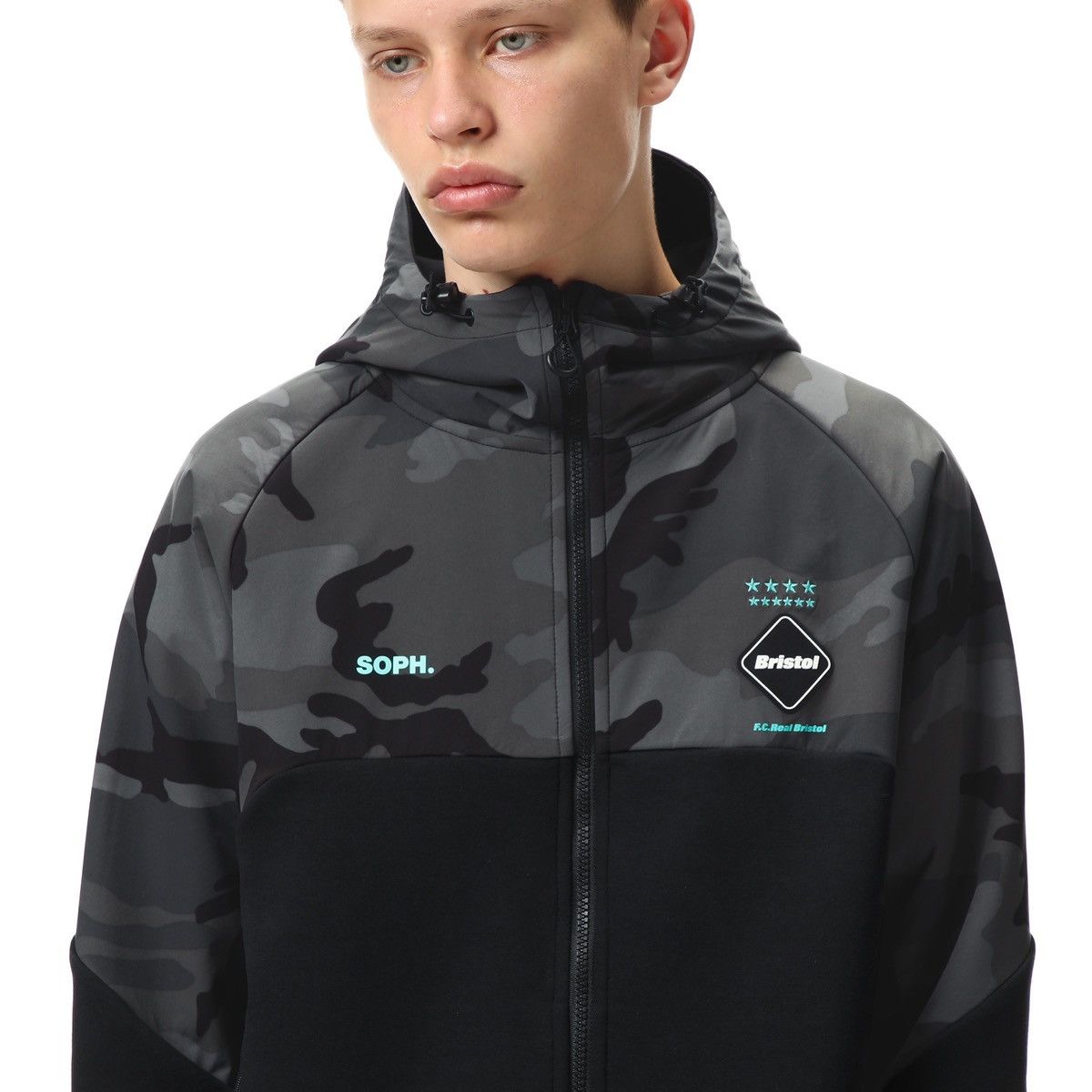 F.C.R.B F.C. Real Bristol (FCRB) Ventilation Zip Hoodie Size US XL / EU 56 / 4 - 4 Thumbnail