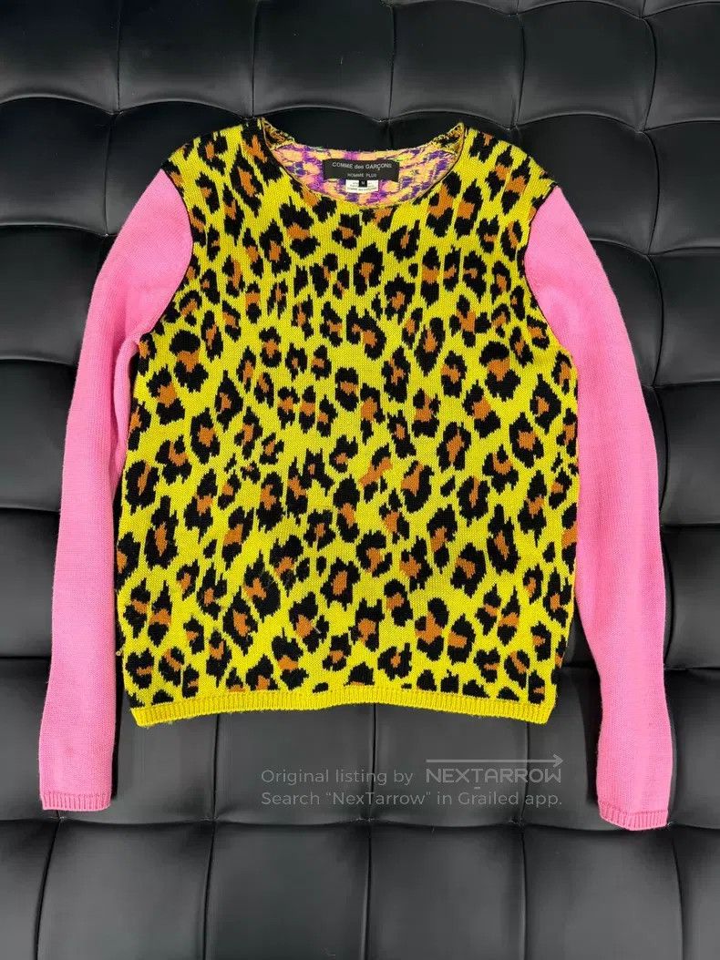 Comme des Garcons Comme des Garcons Pink Leopard Sweater Size US M / EU 48-50 / 2 - 1 Thumbnail