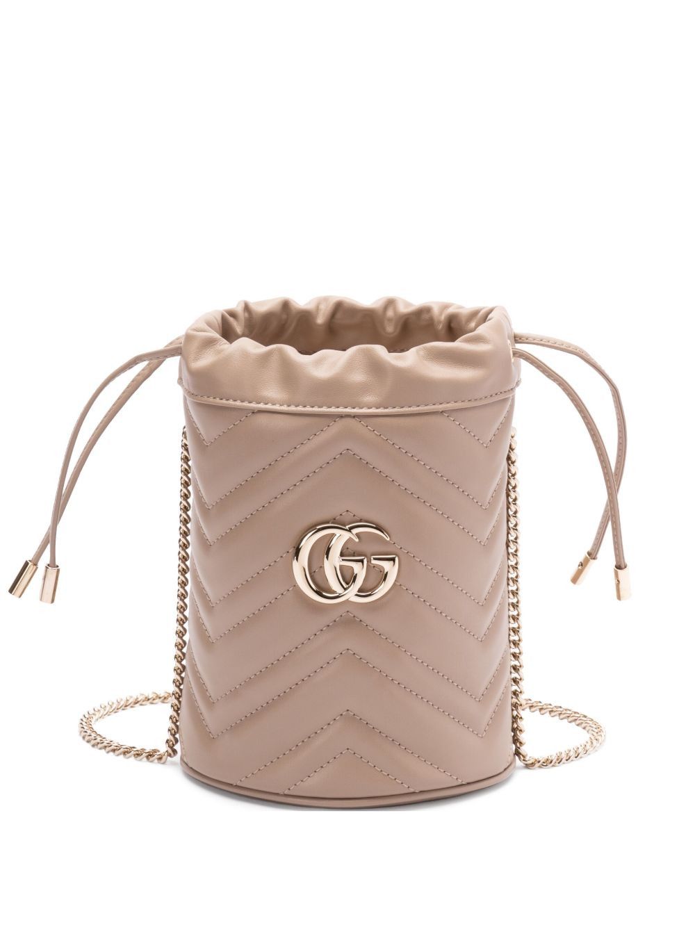 Gucci Gg Marmont Mini Leather Bucket Bag, Women's