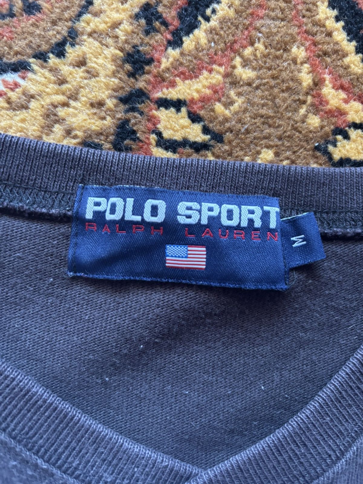 Polo Ralph Lauren Vintage 90s Polo Sport Ralph Lauren USA Spell Out Longsleeve Size US M / EU 48-50 / 2 - 5 Thumbnail