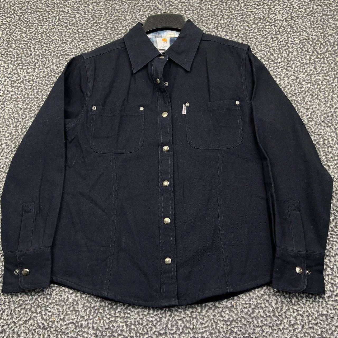 Carhartt Carhartt Shacket Women Flannel Plaid Button Up Cotton M Size M / US 6-8 / IT 42-44 - 1 Thumbnail