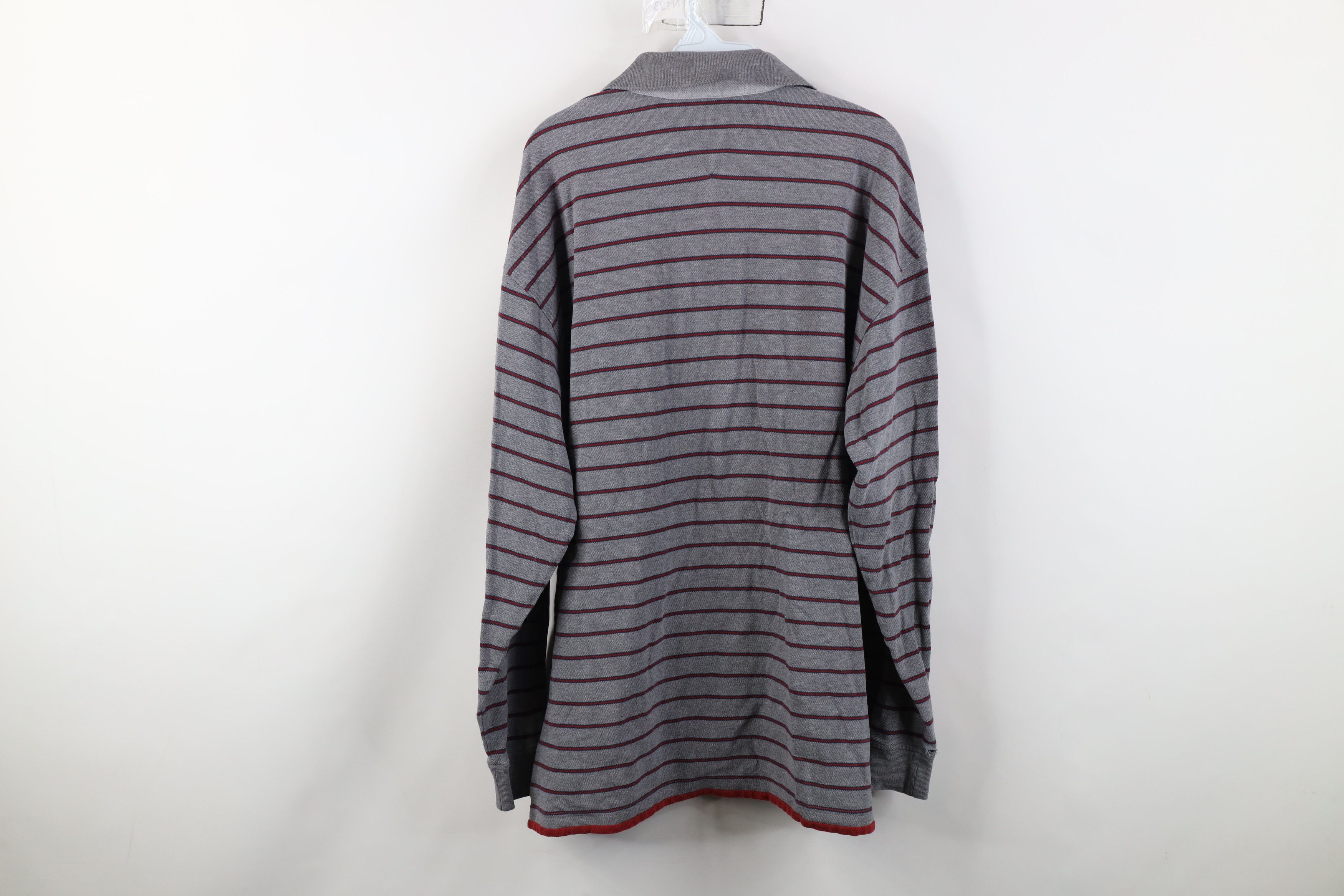 Tommy Hilfiger Vintage 90s Tommy Hilfiger Long Sleeve Rugby Polo Size US XXL / EU 58 / 5 - 13 Thumbnail