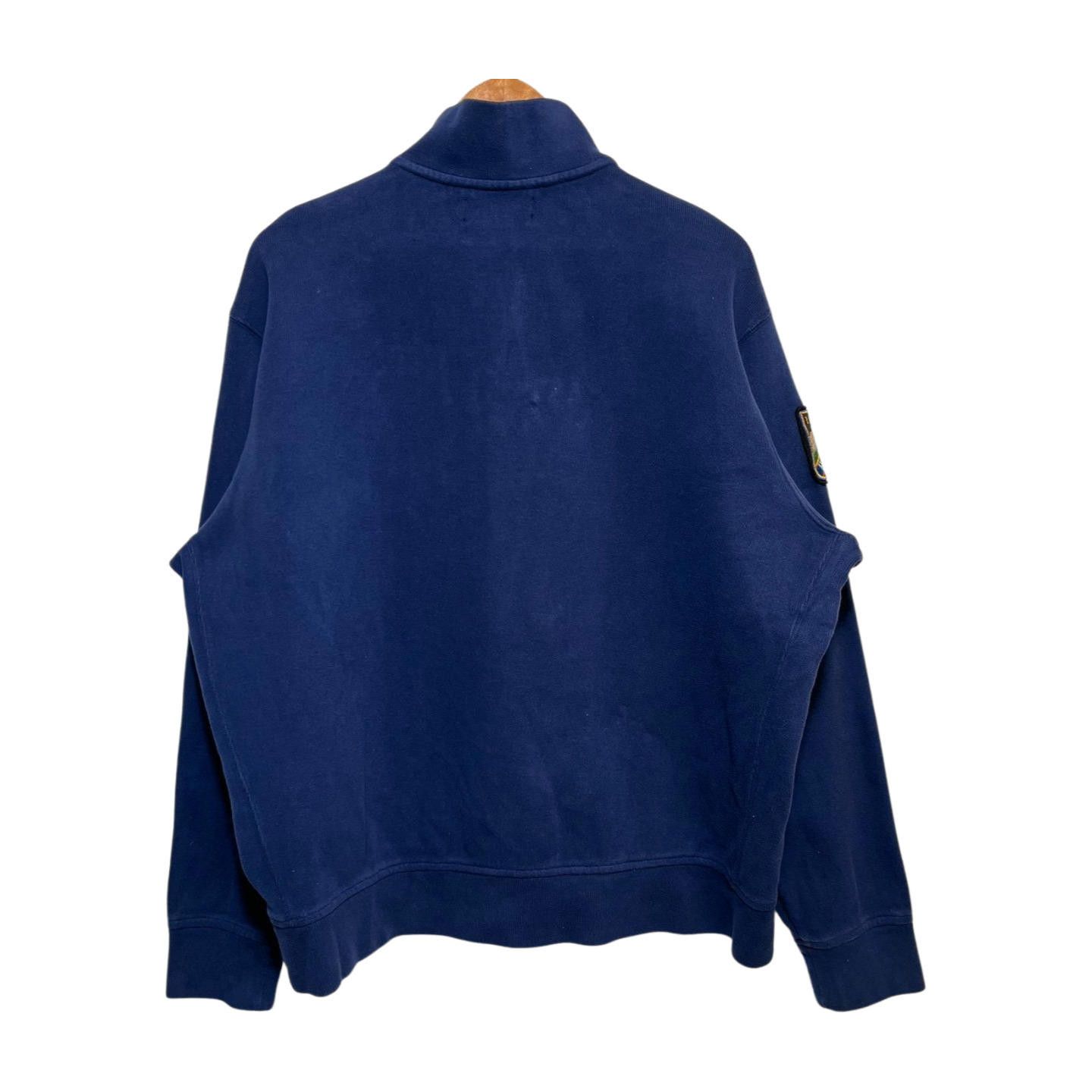 Polo Ralph Lauren × Vintage Vintage 90s Polo Ralph Lauren Quarter Zip Sweatshirt XL Size US 36 / EU 52 - 3 Thumbnail