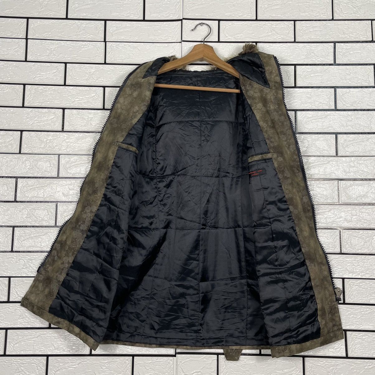 Japanese Brand Japanese Brand Grosbec Mottled Patern Hooded Jacket Size US M / EU 48-50 / 2 - 12 Thumbnail
