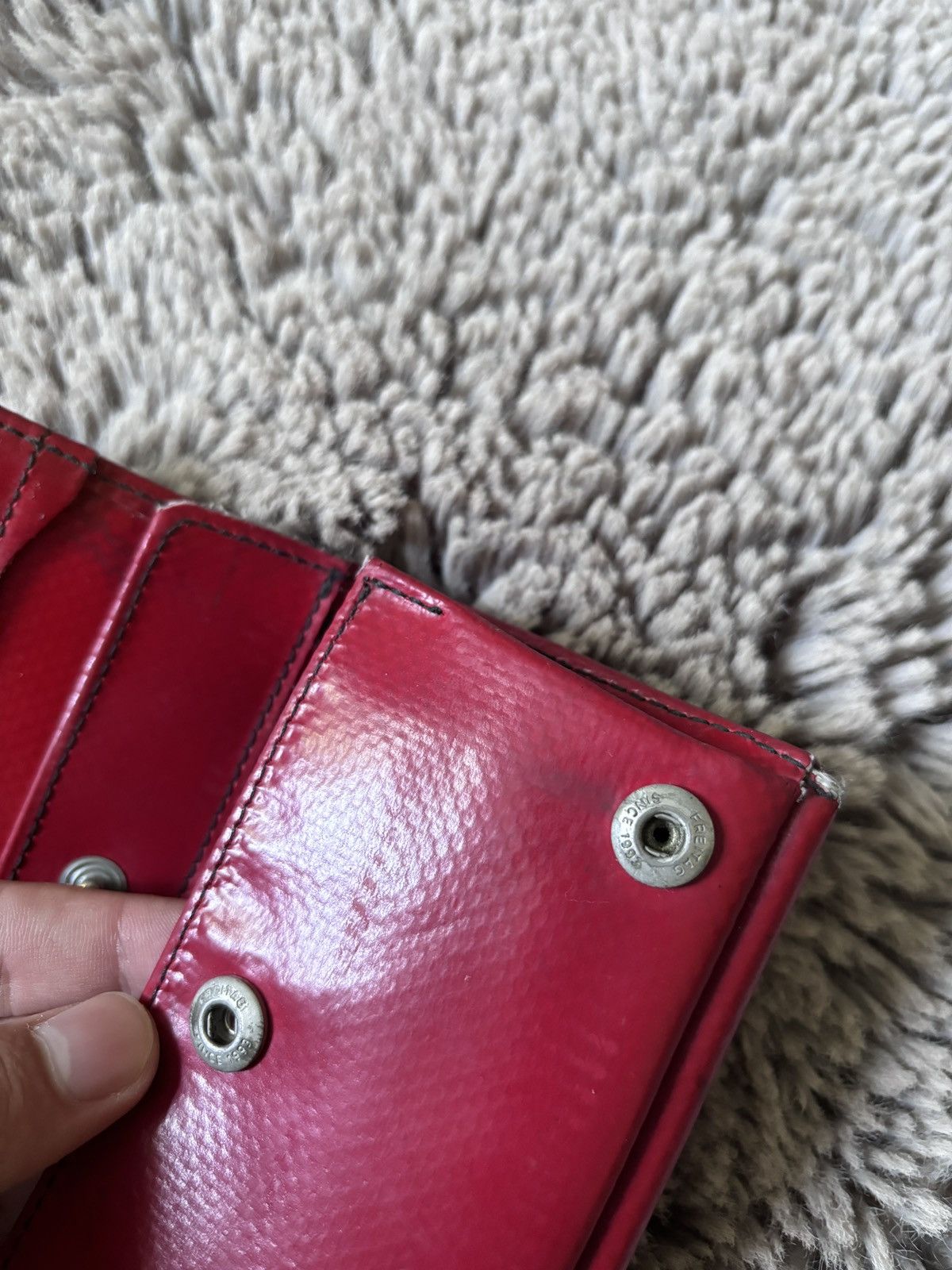 Freitag Freitag vintage Red Recycled wallet Size ONE SIZE - 6 Thumbnail