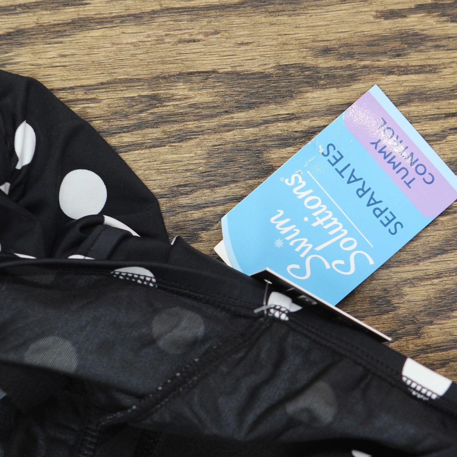Other Nwt Swim Solutions Dot Tankini Swim Top Vintagety Black 24w Size ONE SIZE - 4 Thumbnail