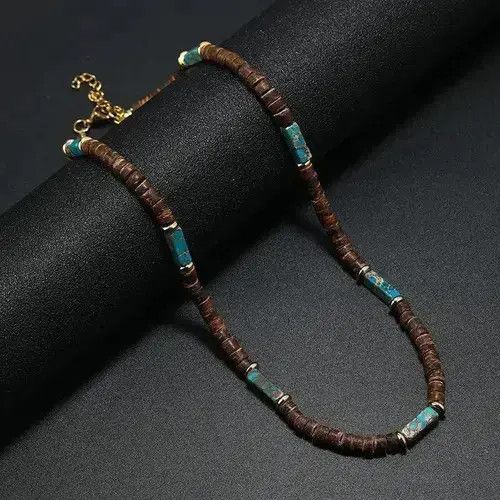 Jewelry Coconut Shell Wood Beads Necklace Size ONE SIZE - 3 Thumbnail