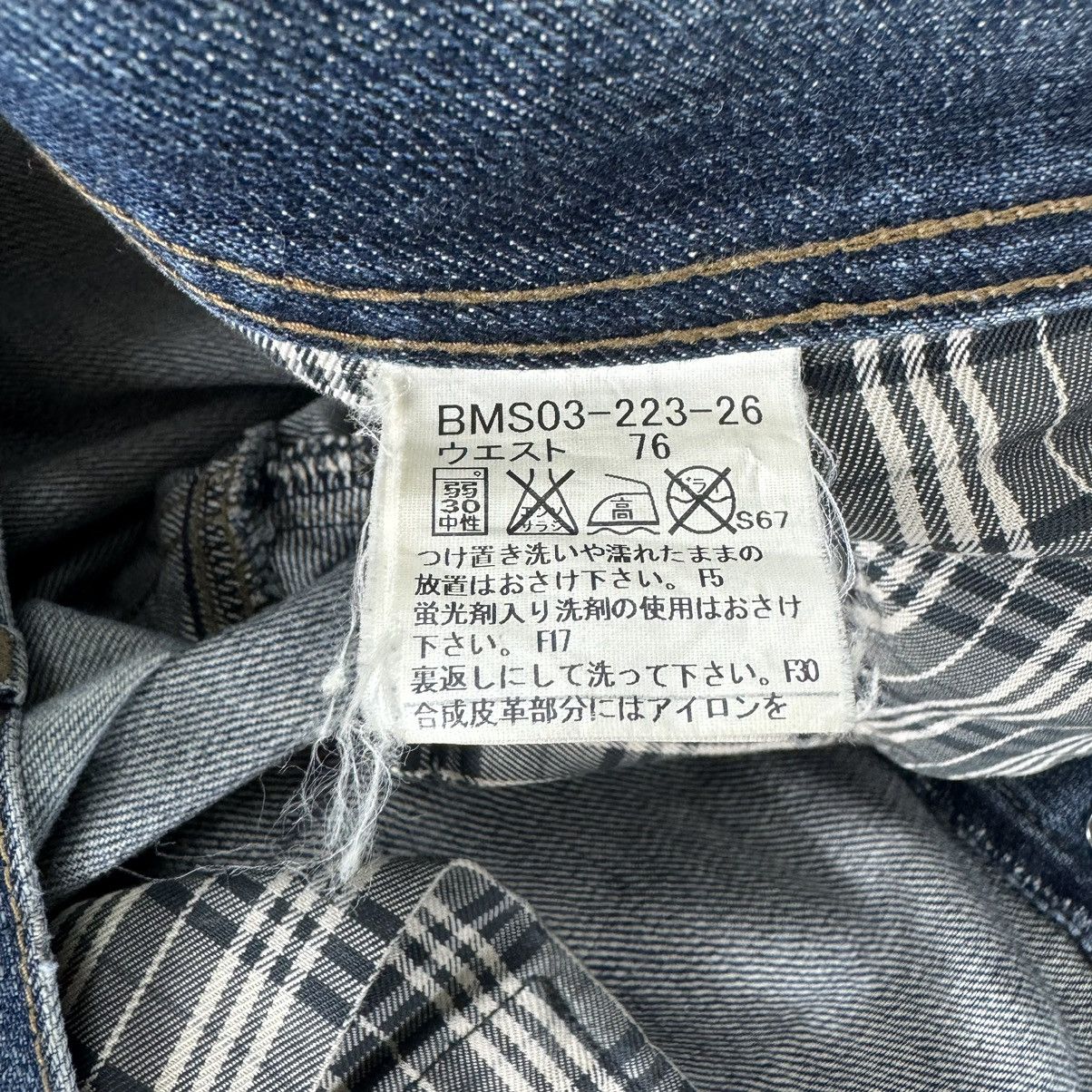 Burberry 🌟BURBERRY BLACK LABEL PATCHWORK DENIM JEANS Size US 34 / EU 50 - 10 Thumbnail